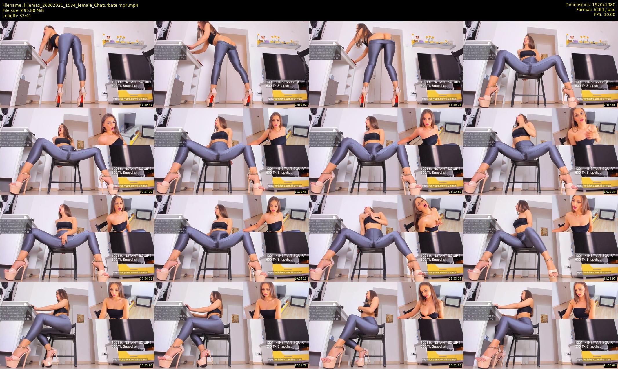 lillemax — 34 minute Chaturbate female cam show recording, 1080p, Jun 26, 2021