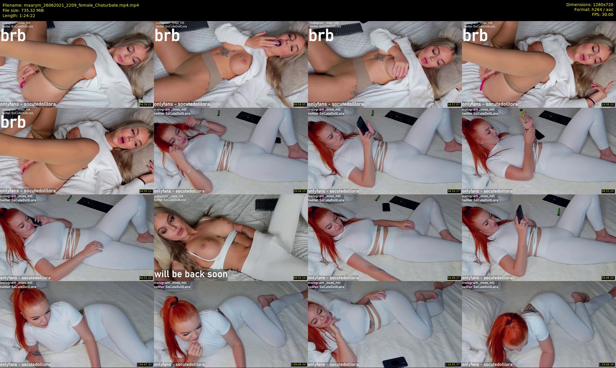 maarym — 85 minute Chaturbate couple cam show recording, 720p, Jun 26, 2021