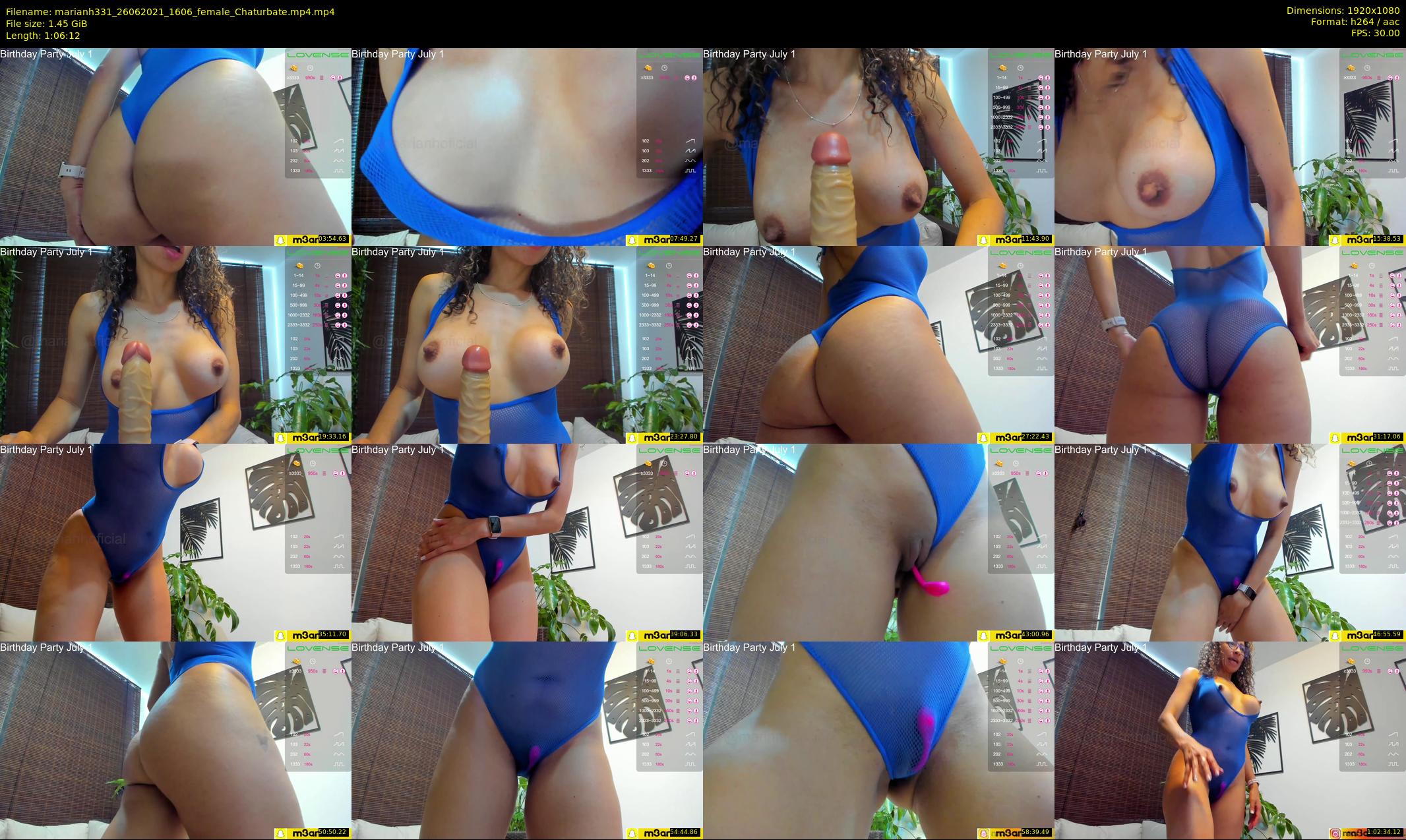 marianh331 — 67 minute Chaturbate female cam show recording, 1080p, Jun 26, 2021
