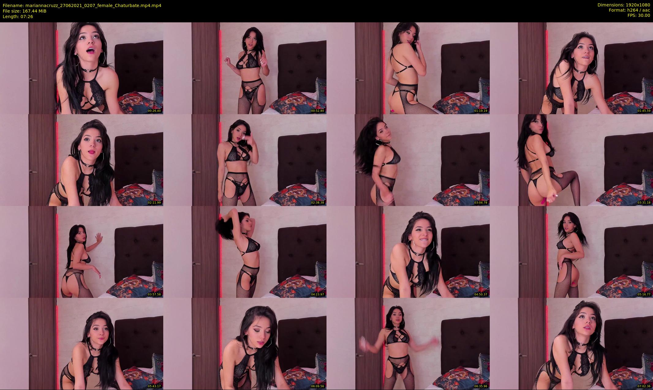 mariannacruzz — 8 minute Chaturbate female cam show recording, 1080p, Jun 27, 2021