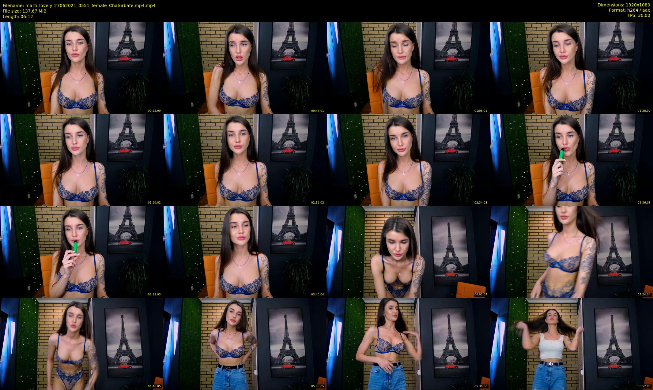 marti_lovely — 7 minute Chaturbate female cam show recording, 1080p, Jun 27, 2021