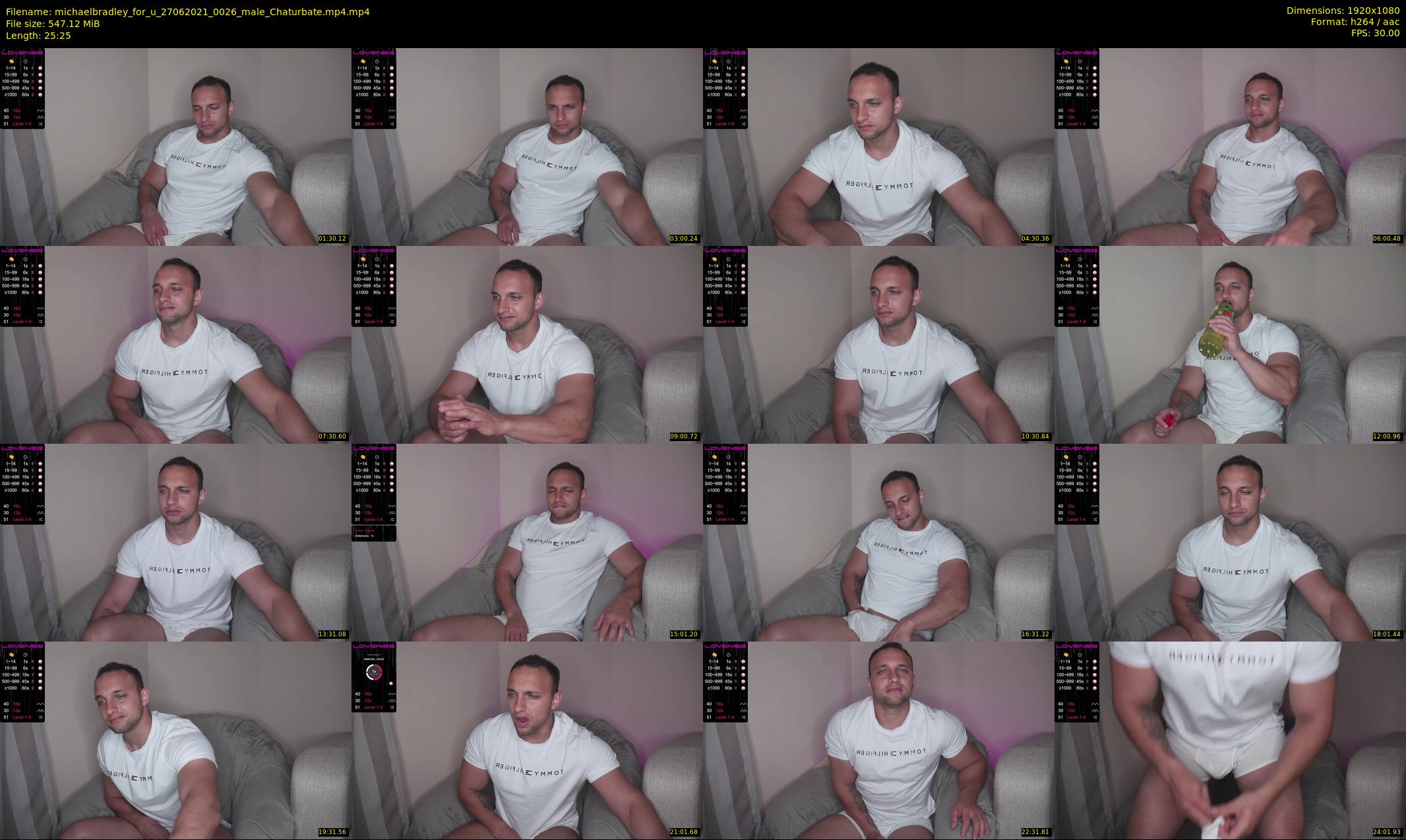 michaelbradley_for_u — 26 minute Chaturbate male cam show recording, 1080p, Jun 27, 2021