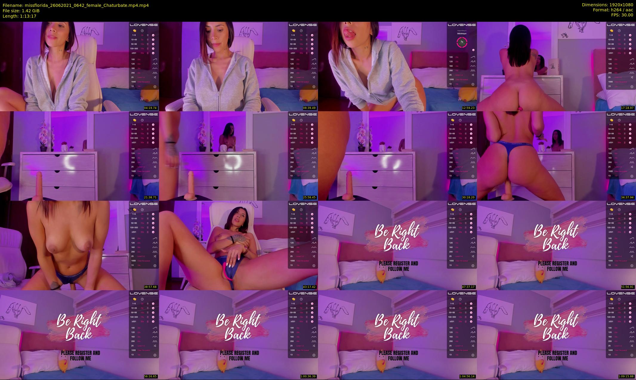 missflorida — 74 minute Chaturbate female cam show recording, 1080p, Jun 26, 2021