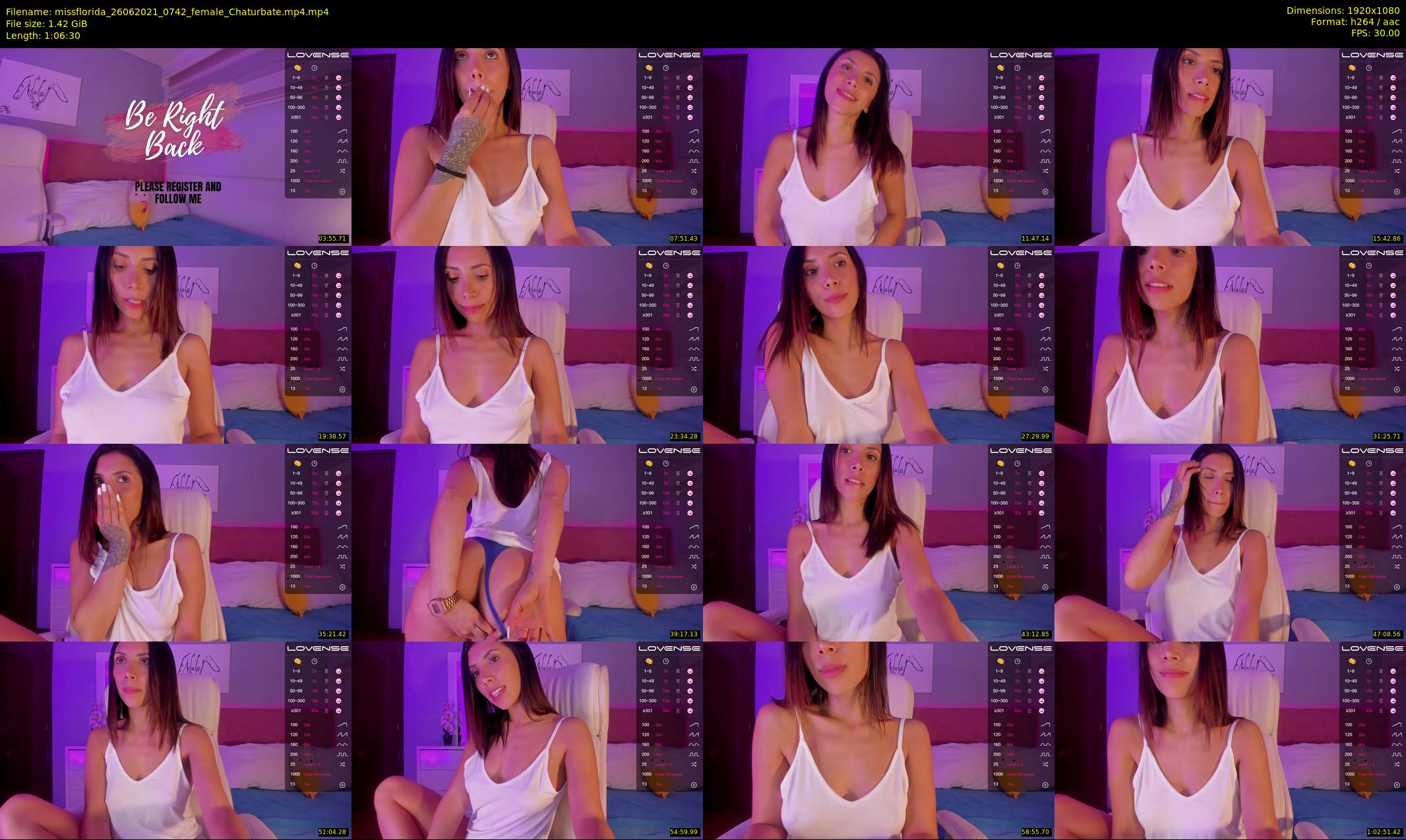 missflorida — 67 minute Chaturbate female cam show recording, 1080p, Jun 26, 2021