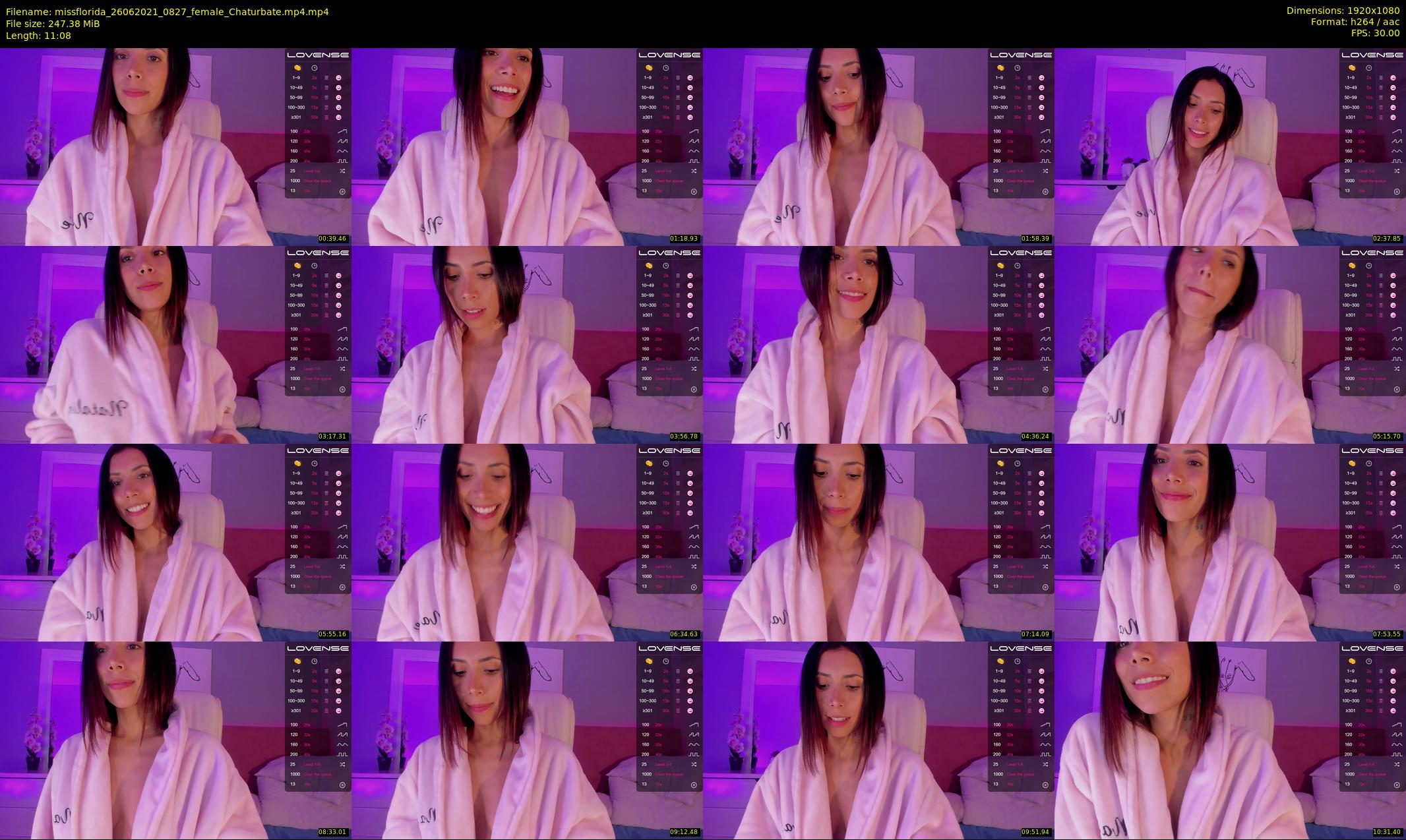 missflorida — 12 minute Chaturbate female cam show recording, 1080p, Jun 26, 2021