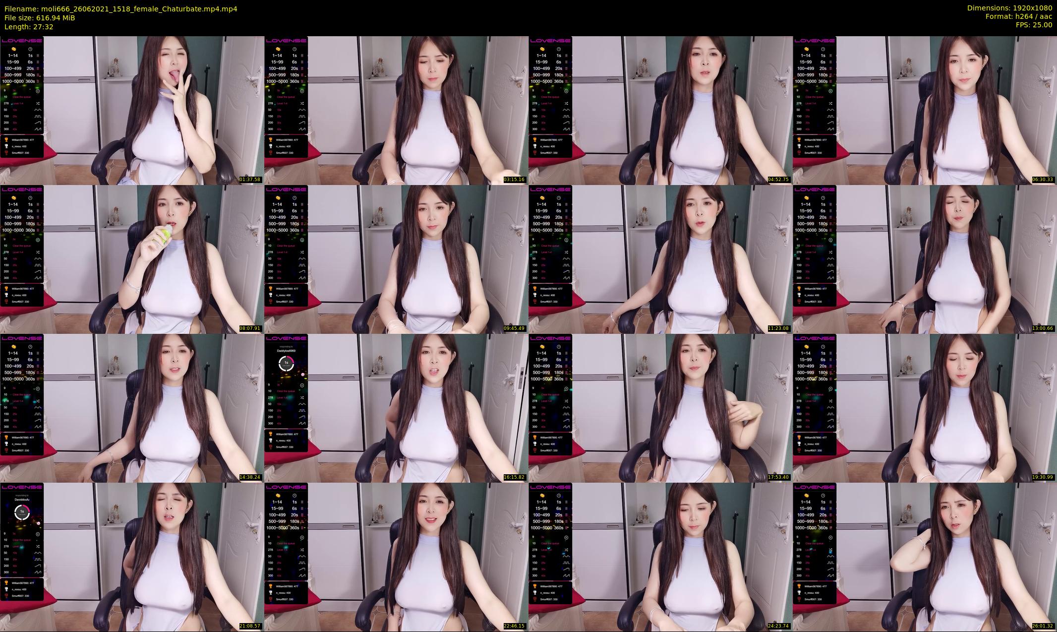 moli666 — 28 minute Chaturbate female cam show recording, 1080p, Jun 26, 2021