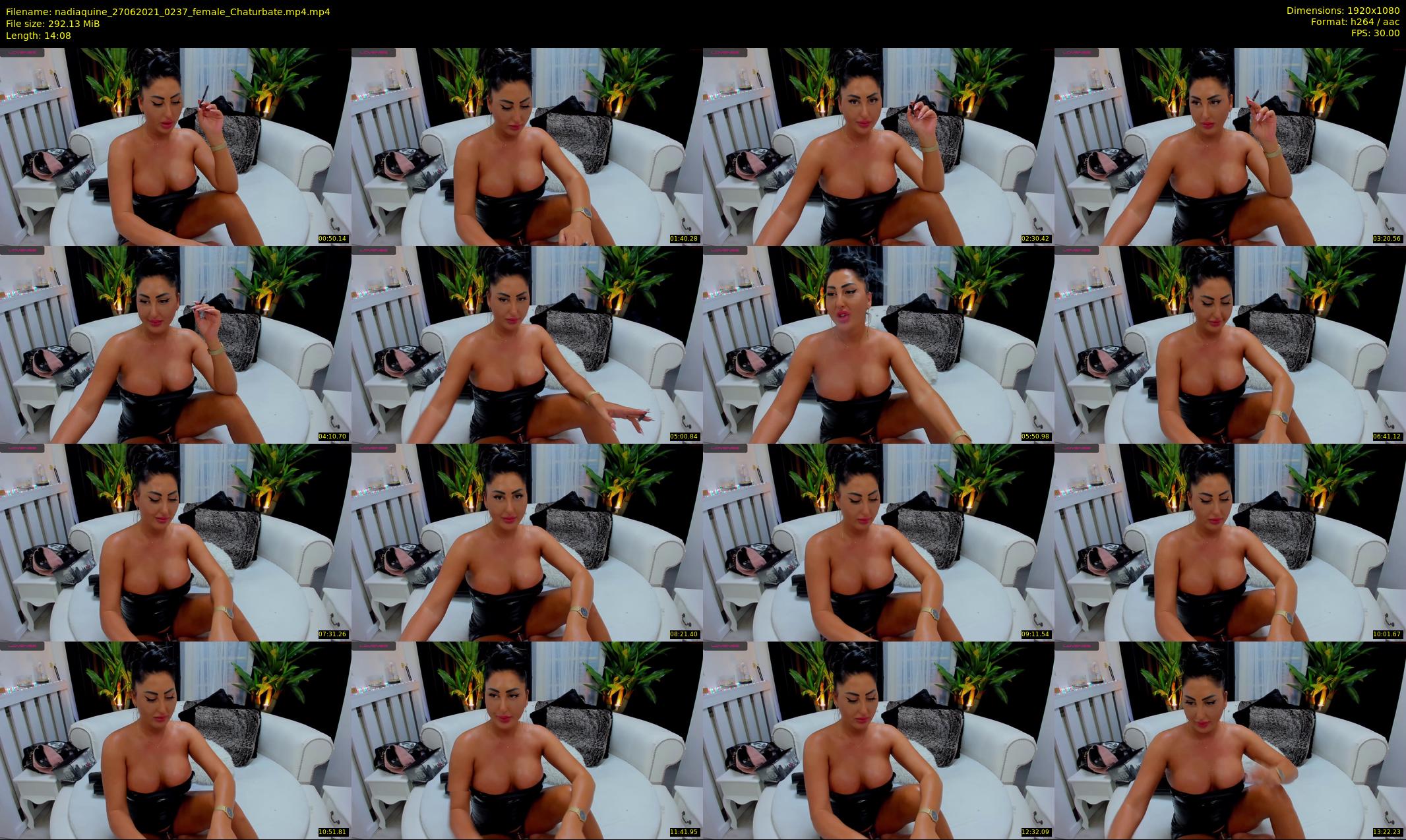 nadiaquine — 15 minute Chaturbate female cam show recording, 1080p, Jun 27, 2021