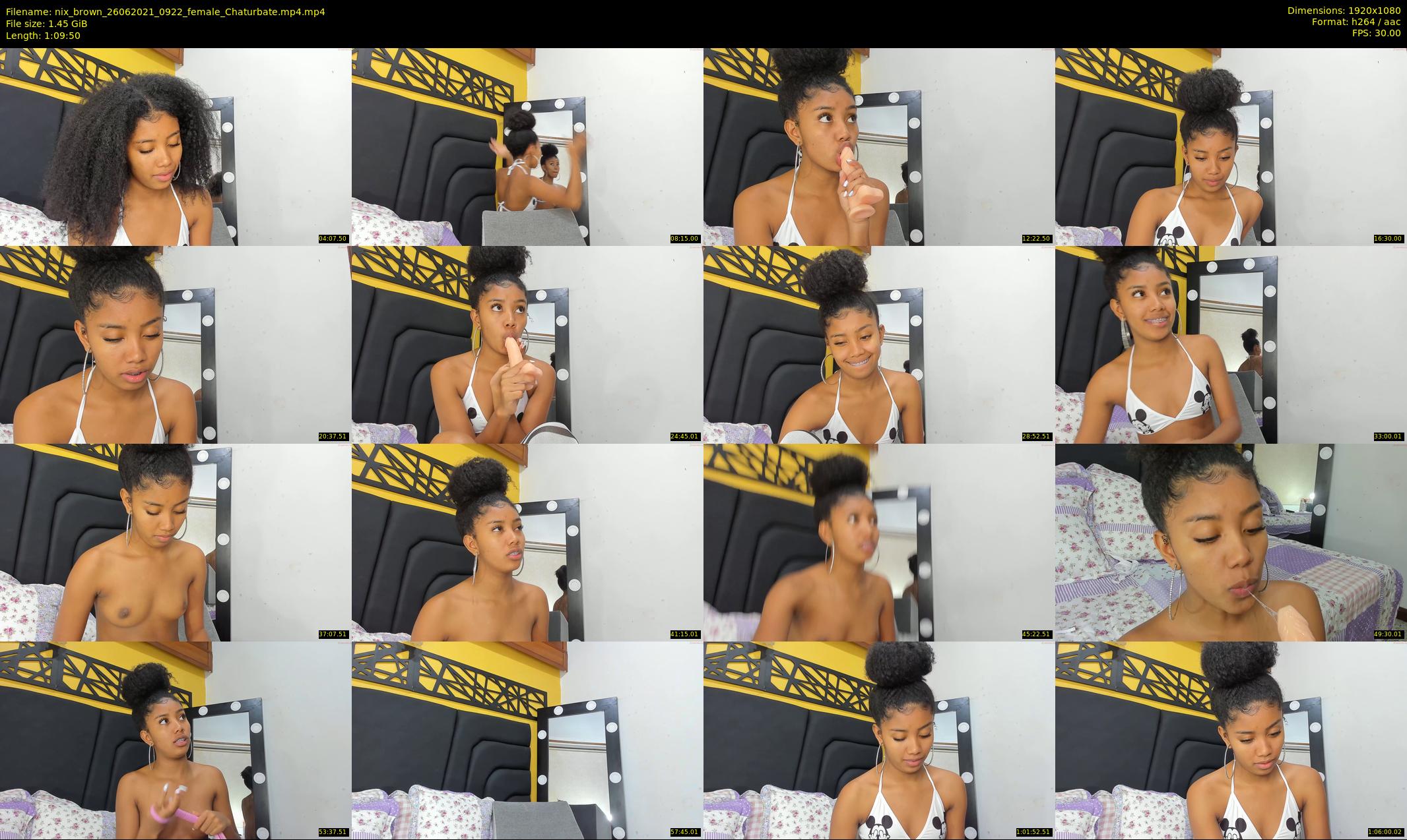 nix_brown — 70 minute Chaturbate female cam show recording, 1080p, Jun 26, 2021