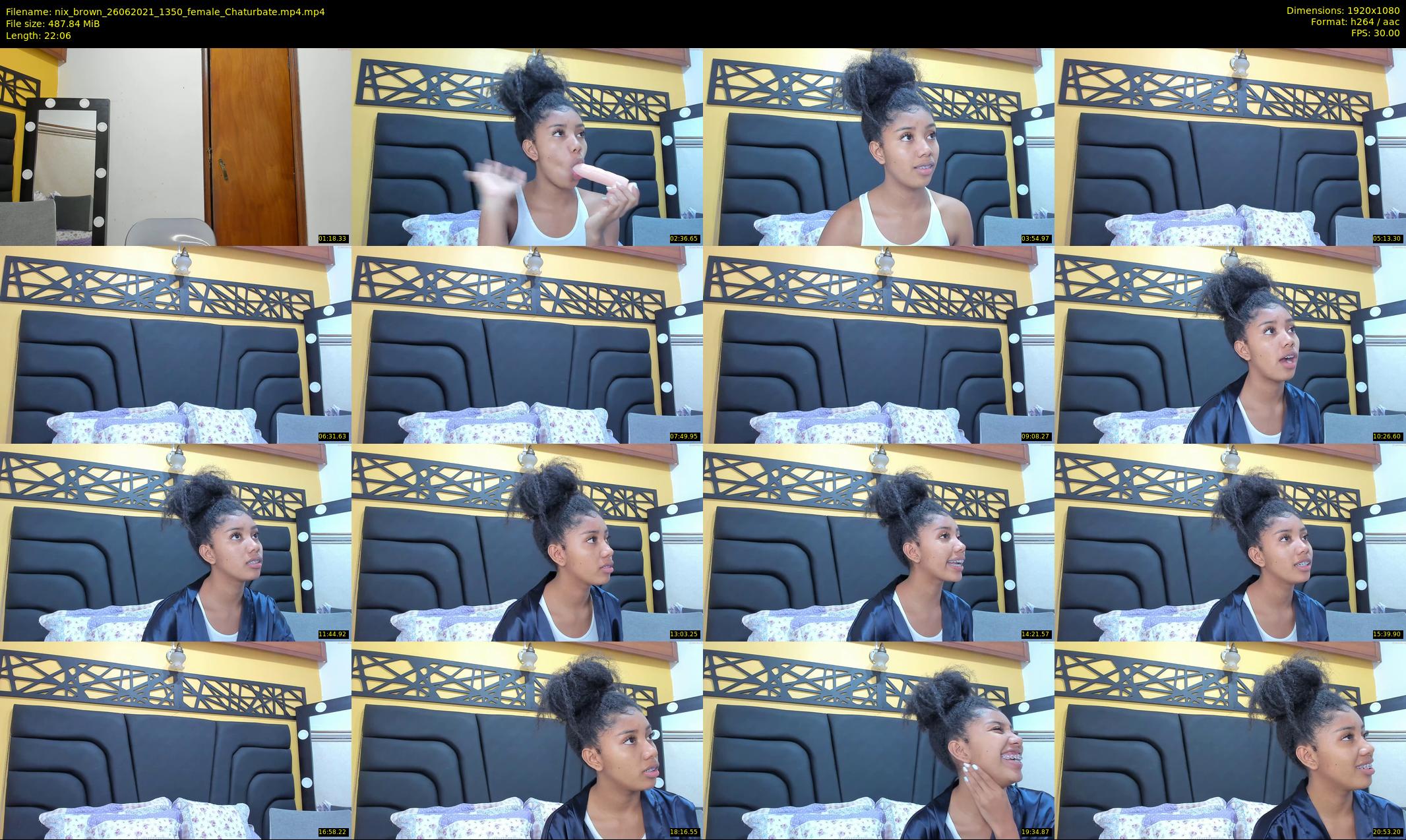 nix_brown — 23 minute Chaturbate female cam show recording, 1080p, Jun 26, 2021
