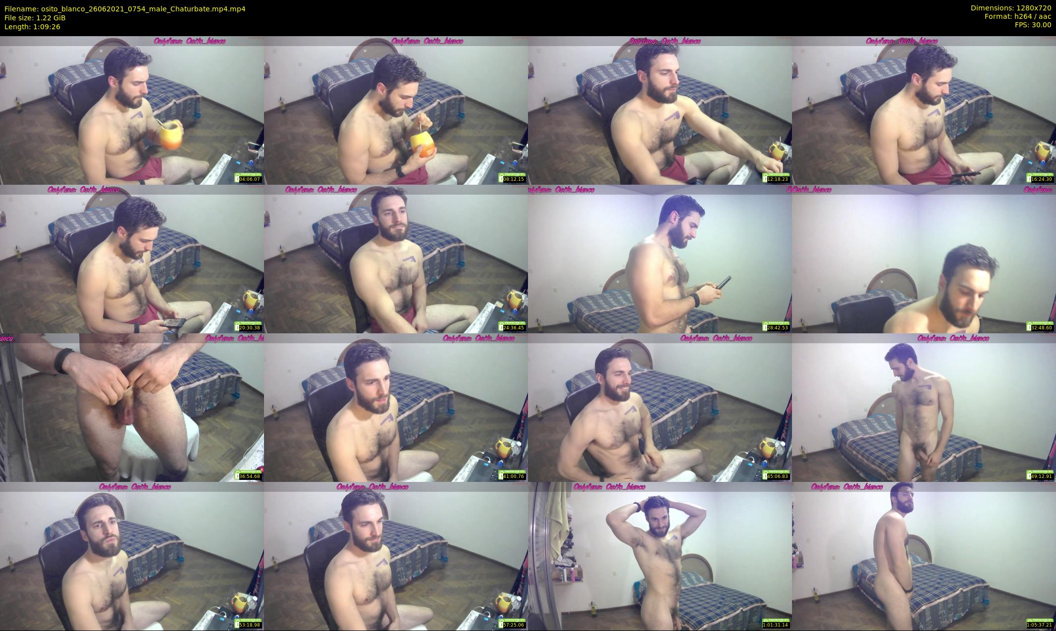 osito_blanco — 70 minute Chaturbate male cam show recording, 720p, Jun 26, 2021