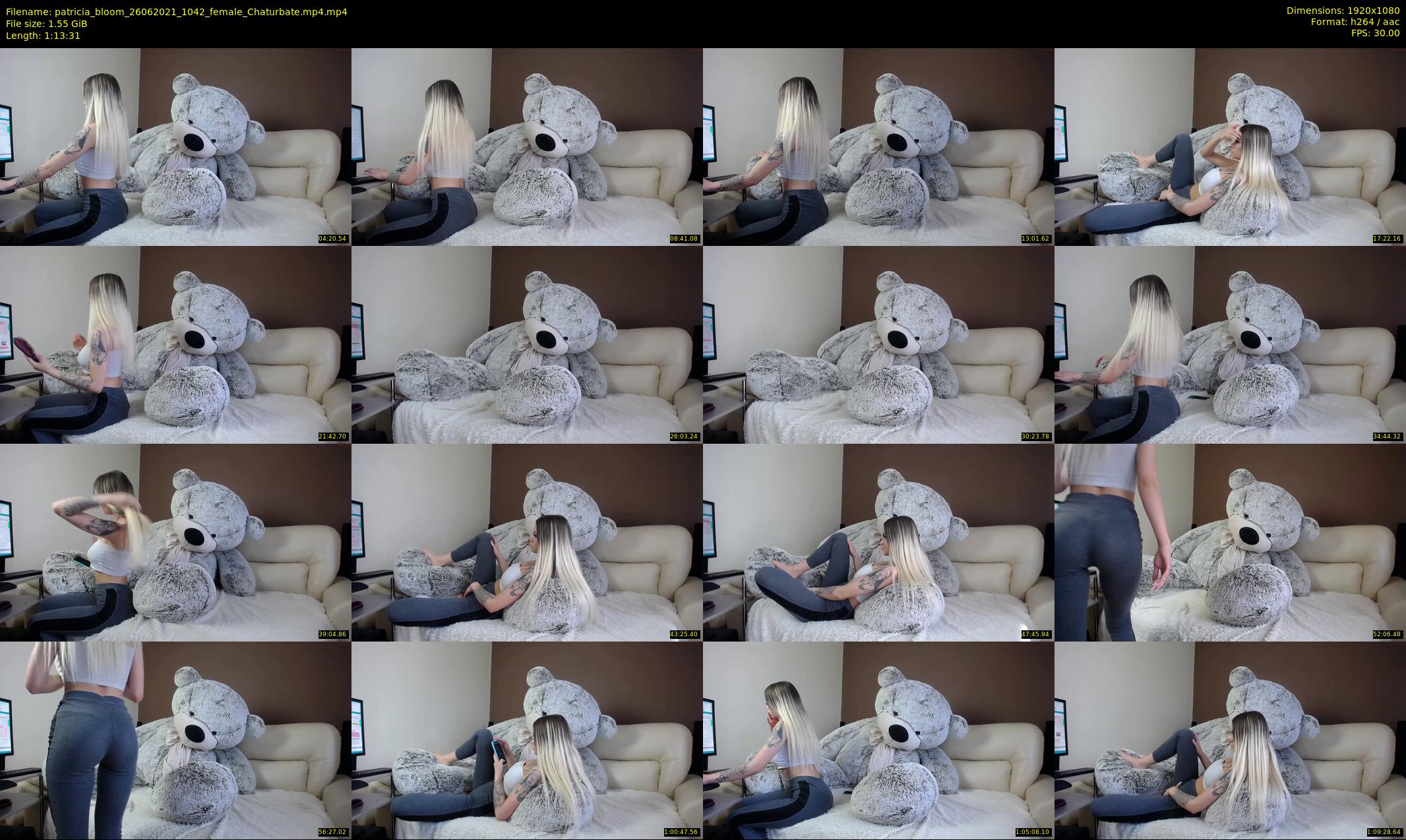 patricia_bloom — 74 minute Chaturbate female cam show recording, 1080p, Jun 26, 2021