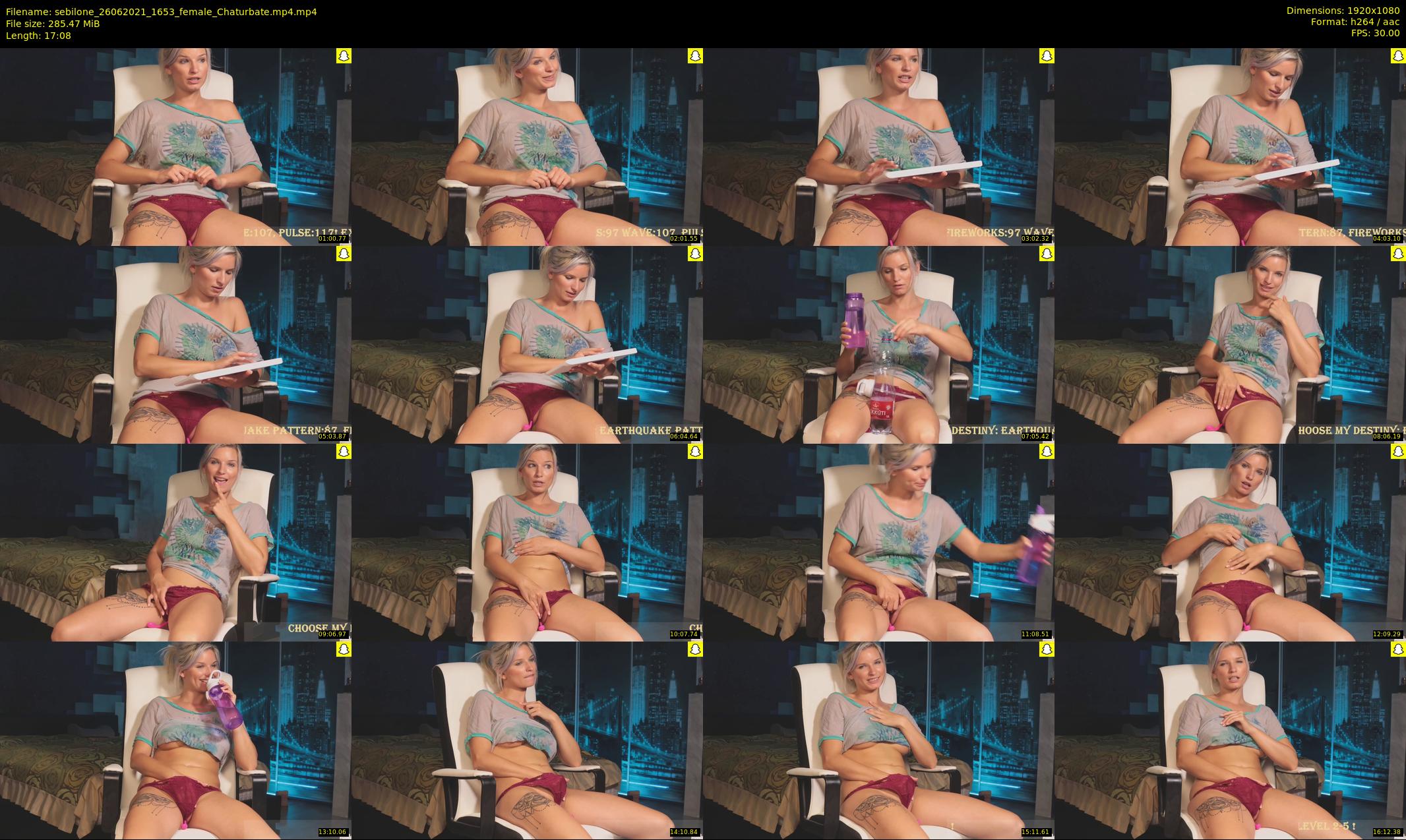 sebilone — 18 minute Chaturbate couple cam show recording, 1080p, Jun 26, 2021