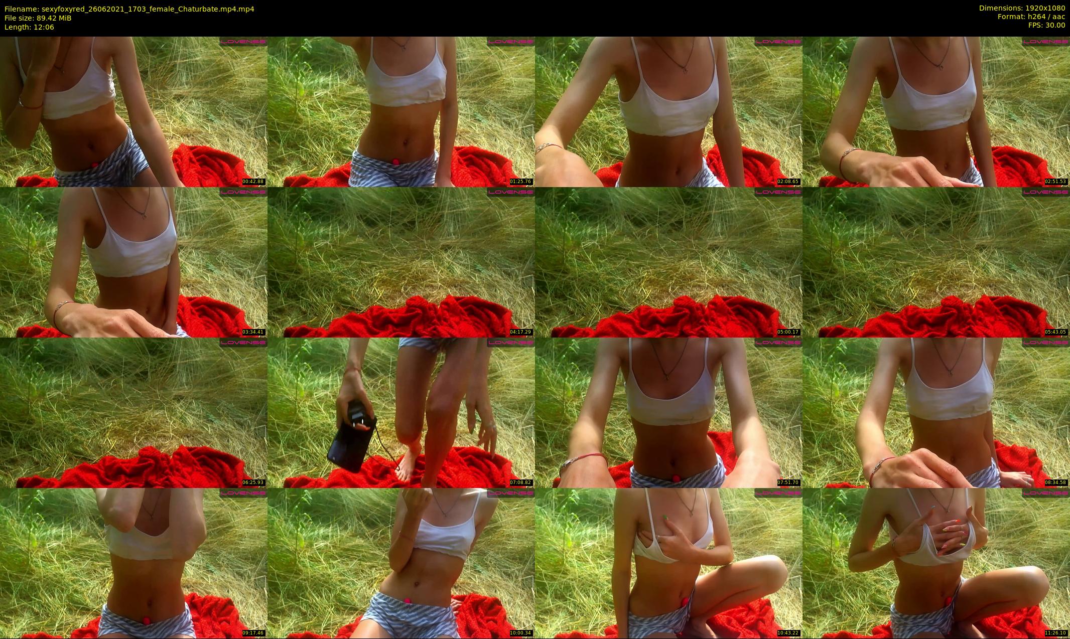sexyfoxyred — 13 minute Chaturbate female cam show recording, 1080p, Jun 26, 2021
