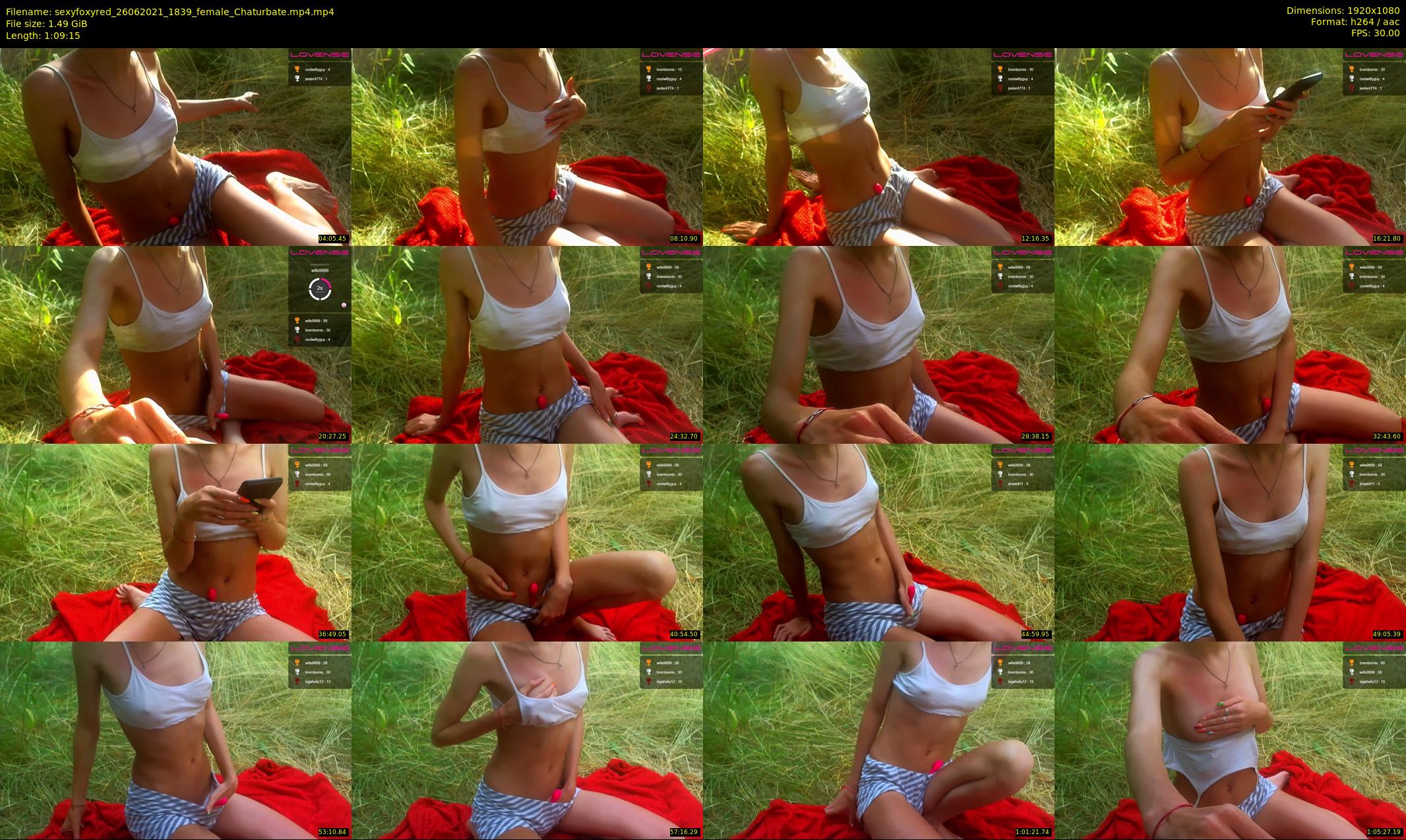 sexyfoxyred — 70 minute Chaturbate female cam show recording, 1080p, Jun 26, 2021