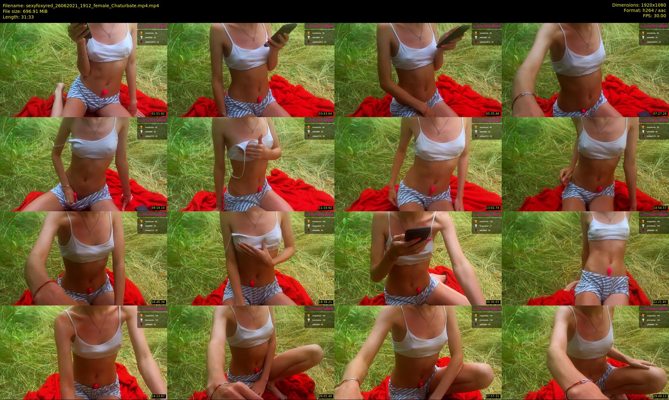 sexyfoxyred — 32 minute Chaturbate female cam show recording, 1080p, Jun 26, 2021