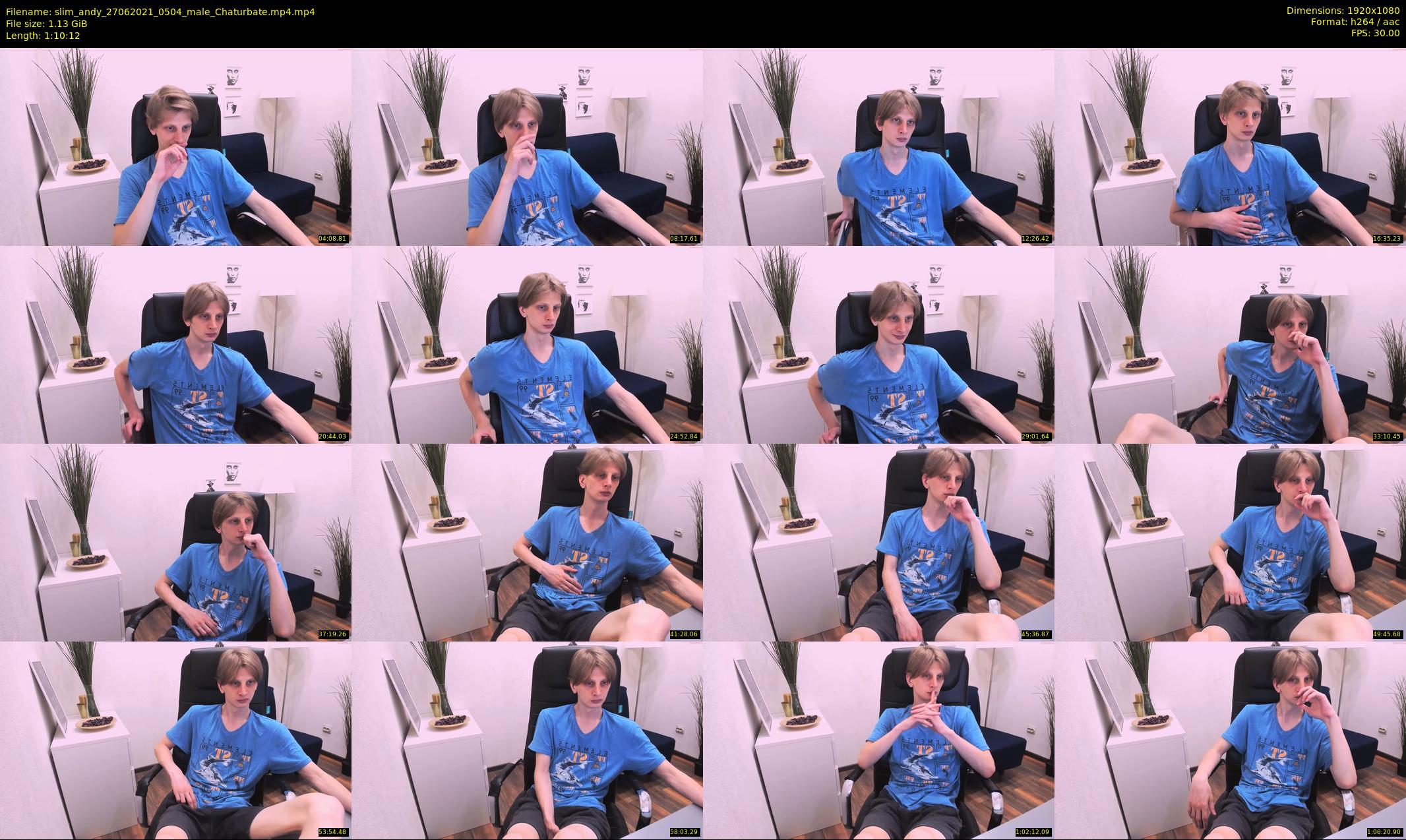 slim_andy — 71 minute Chaturbate male cam show recording, 1080p, Jun 27, 2021