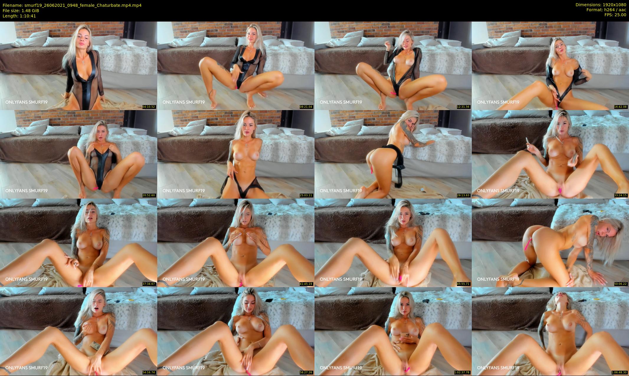 smurf19 — 71 minute Chaturbate female cam show recording, 1080p, Jun 26, 2021