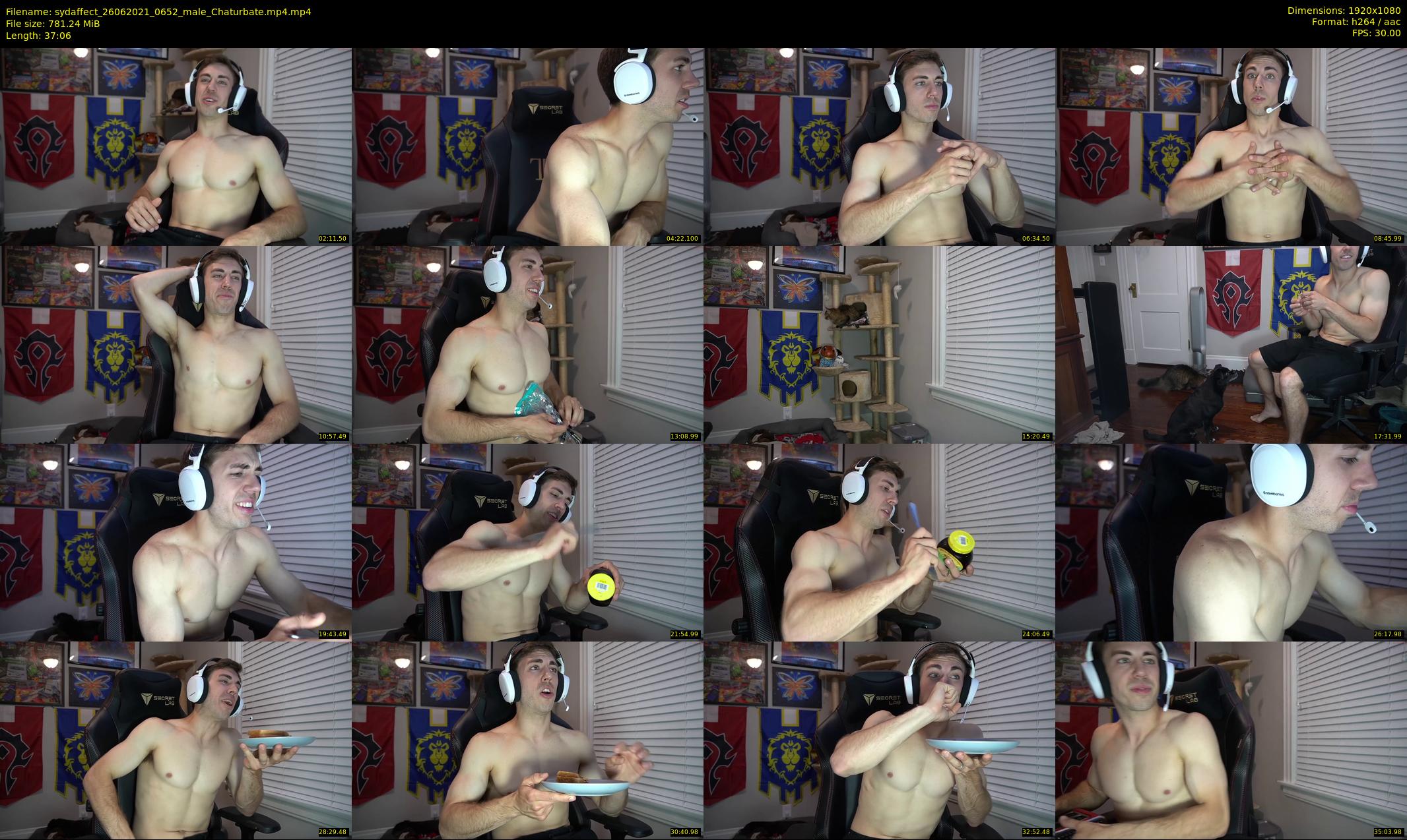 sydaffect — 38 minute Chaturbate male cam show recording, 1080p, Jun 26, 2021