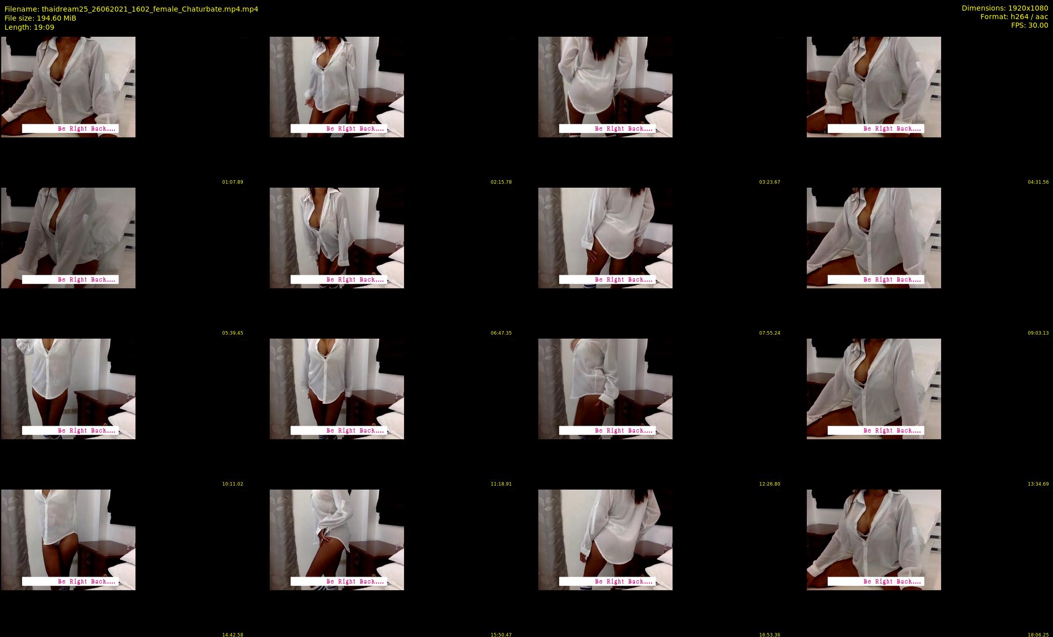 thaidream25 — 20 minute Chaturbate female cam show recording, 1080p, Jun 26, 2021