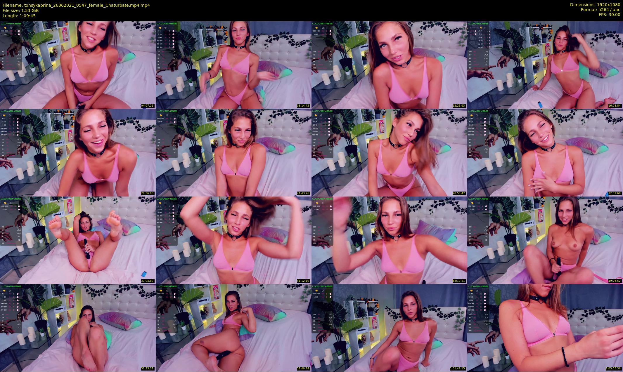 tonsykaprina — 70 minute Chaturbate couple cam show recording, 1080p, Jun 26, 2021
