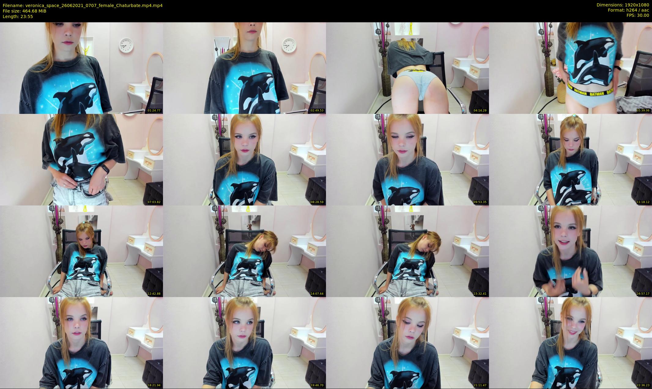 veronica_space — 24 minute Chaturbate female cam show recording, 1080p, Jun 26, 2021