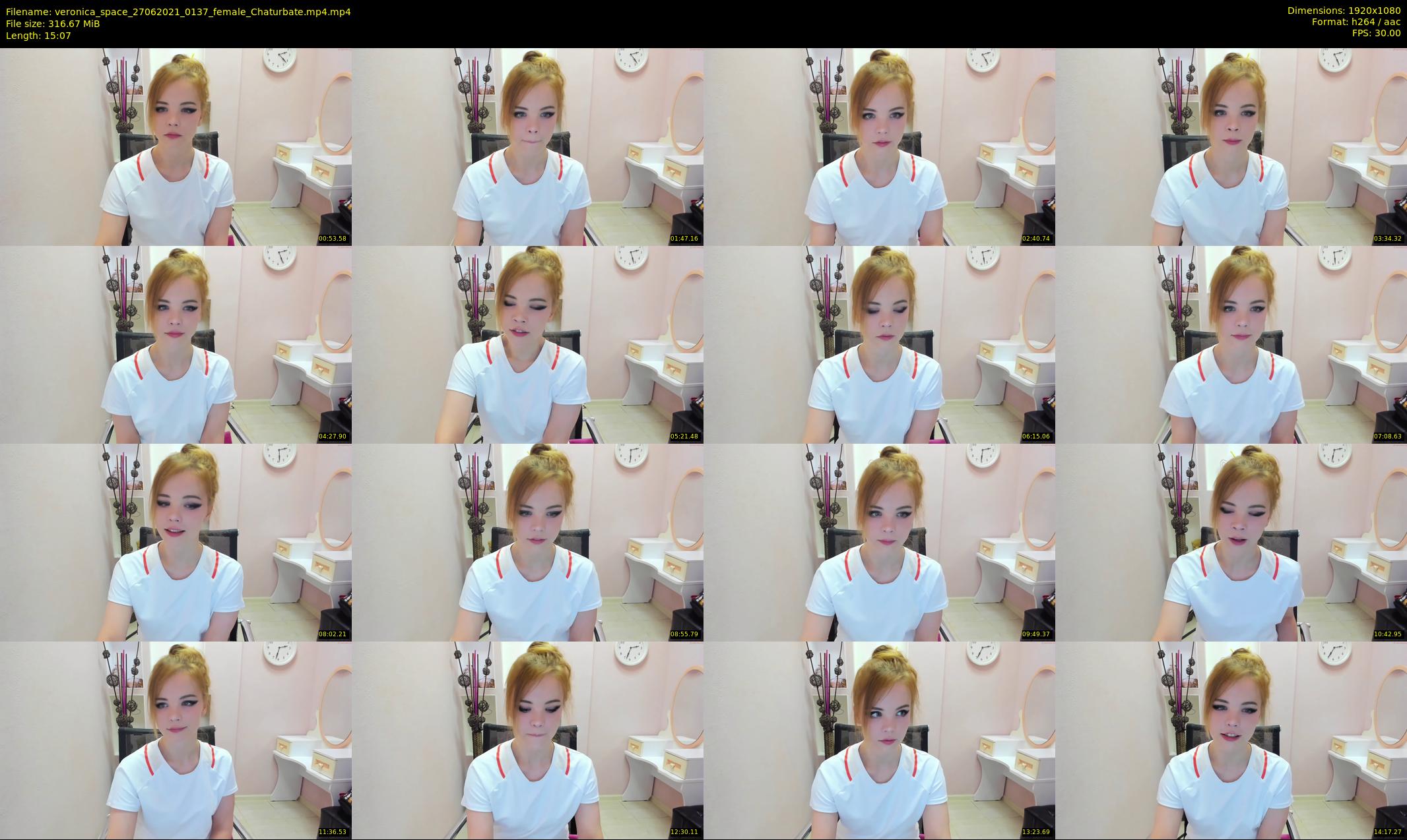 veronica_space — 16 minute Chaturbate female cam show recording, 1080p, Jun 27, 2021