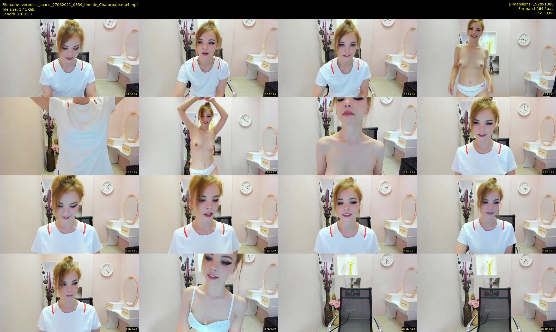 veronica_space — 70 minute Chaturbate female cam show recording, 1080p, Jun 27, 2021