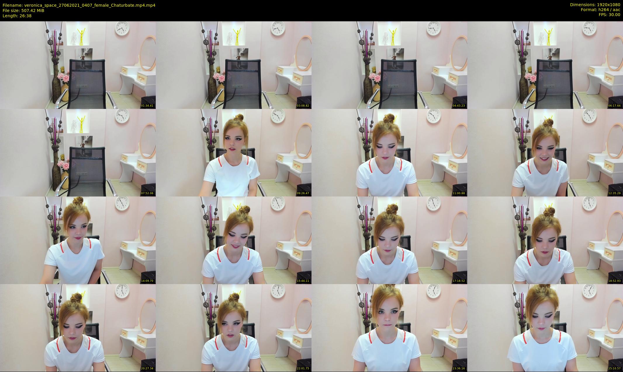 veronica_space — 27 minute Chaturbate female cam show recording, 1080p, Jun 27, 2021