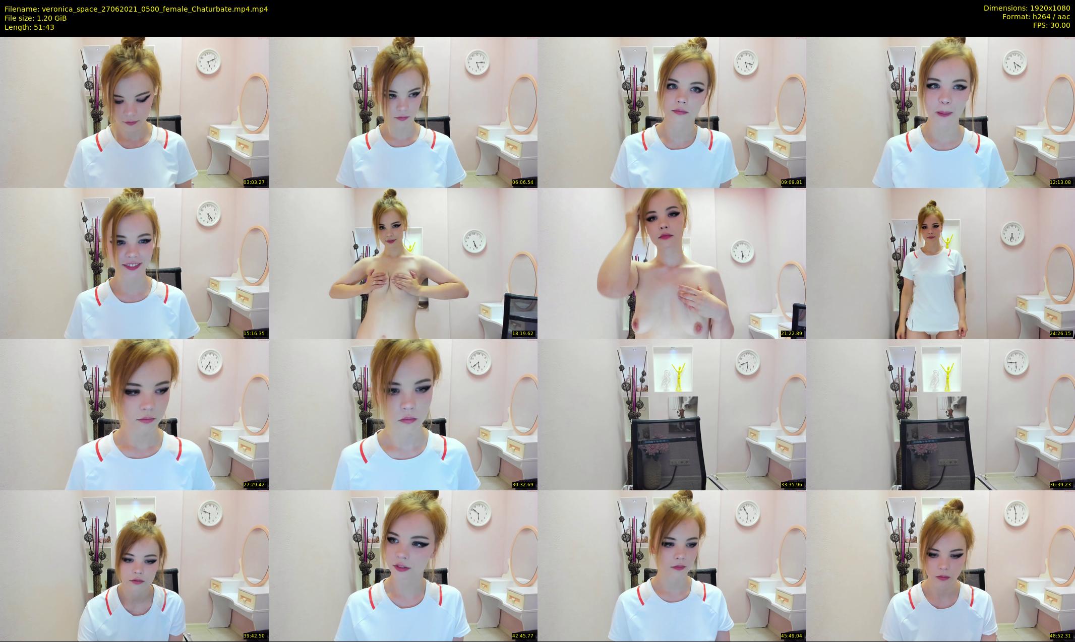 veronica_space — 52 minute Chaturbate female cam show recording, 1080p, Jun 27, 2021