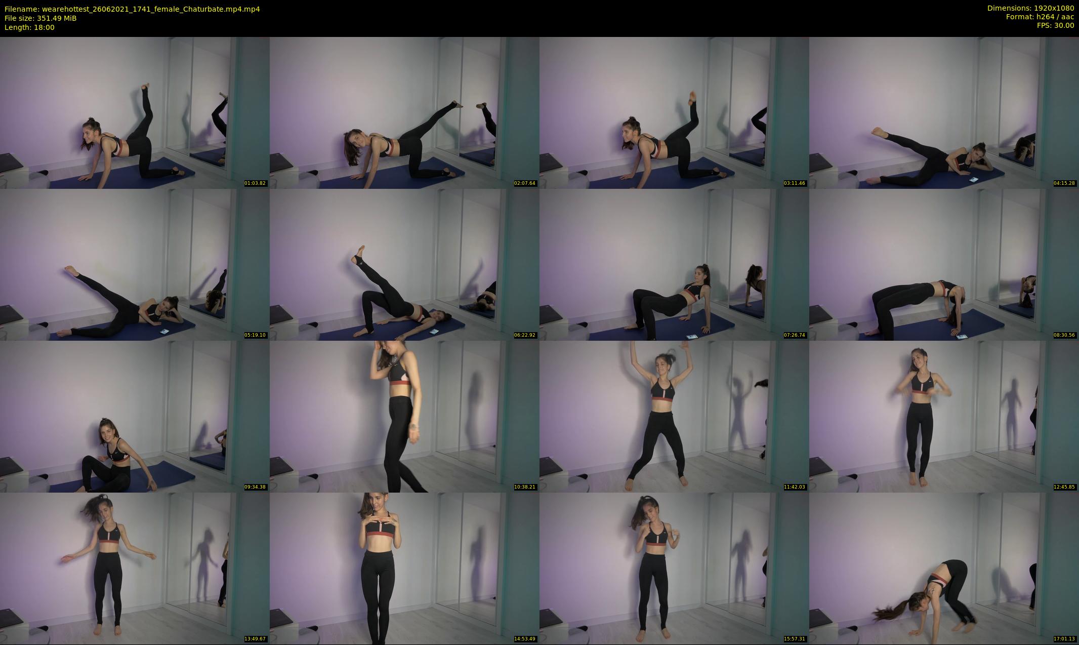 wearehottest — 18 minute Chaturbate couple cam show recording, 1080p, Jun 26, 2021