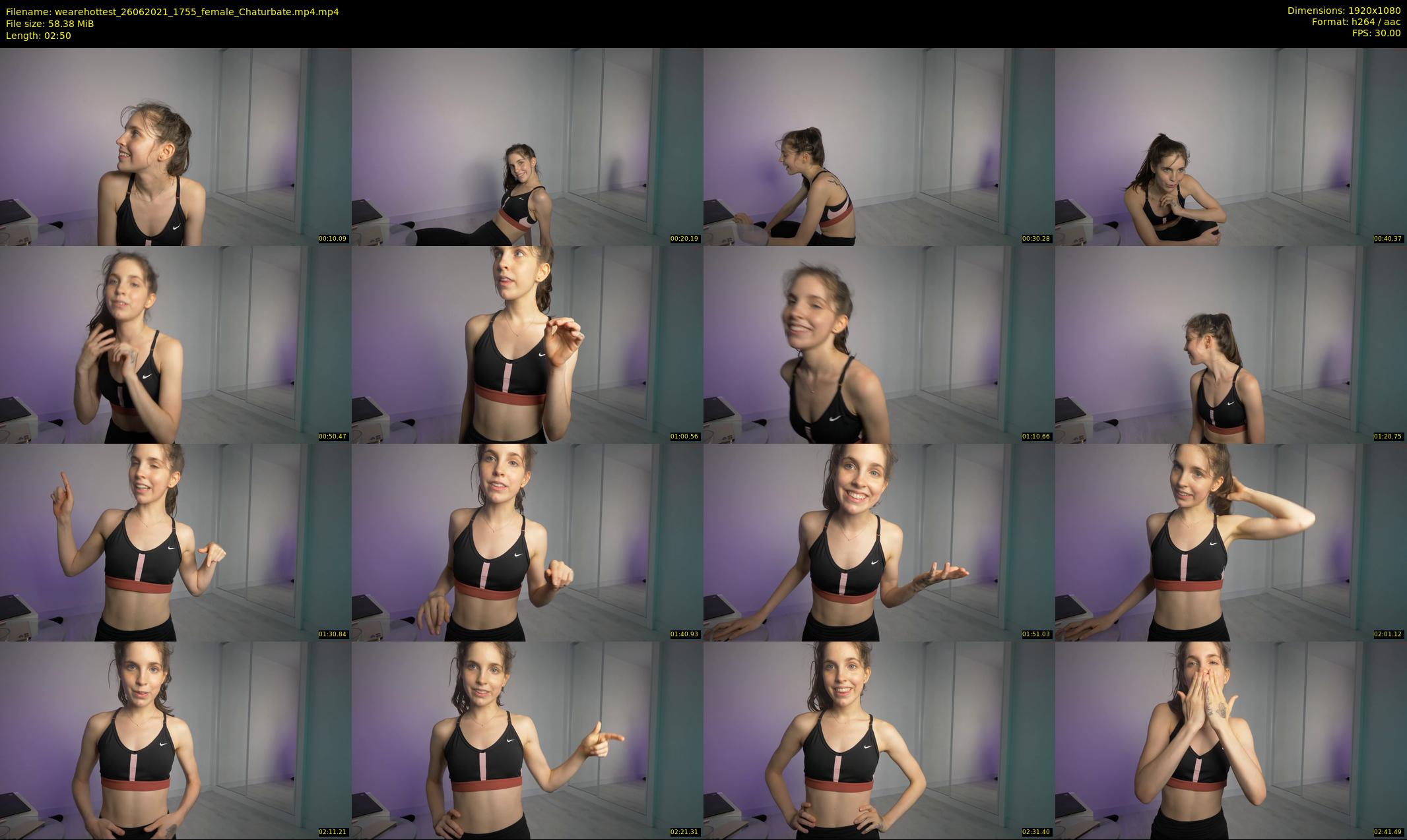 wearehottest — 3 minute Chaturbate couple cam show recording, 1080p, Jun 26, 2021