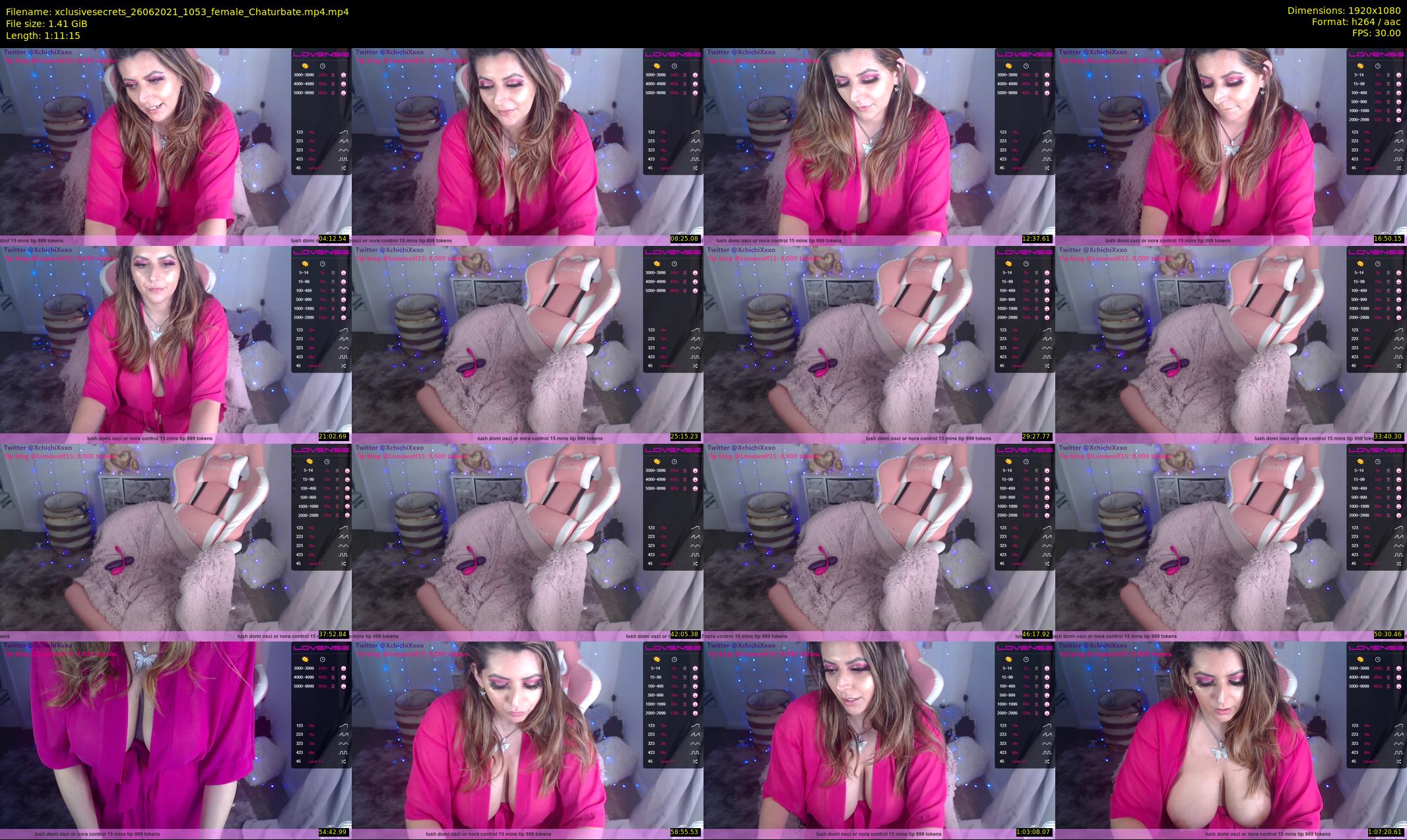 xclusivesecrets — 72 minute Chaturbate female cam show recording, 1080p, Jun 26, 2021