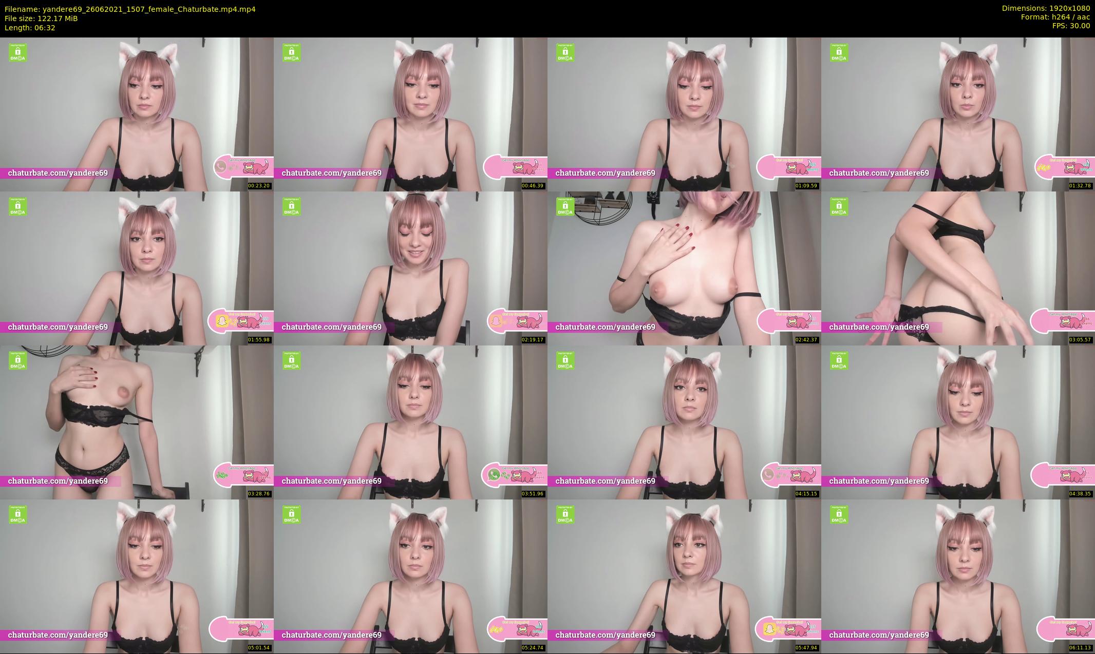 yandere69 — 7 minute Chaturbate female cam show recording, 1080p, Jun 26, 2021