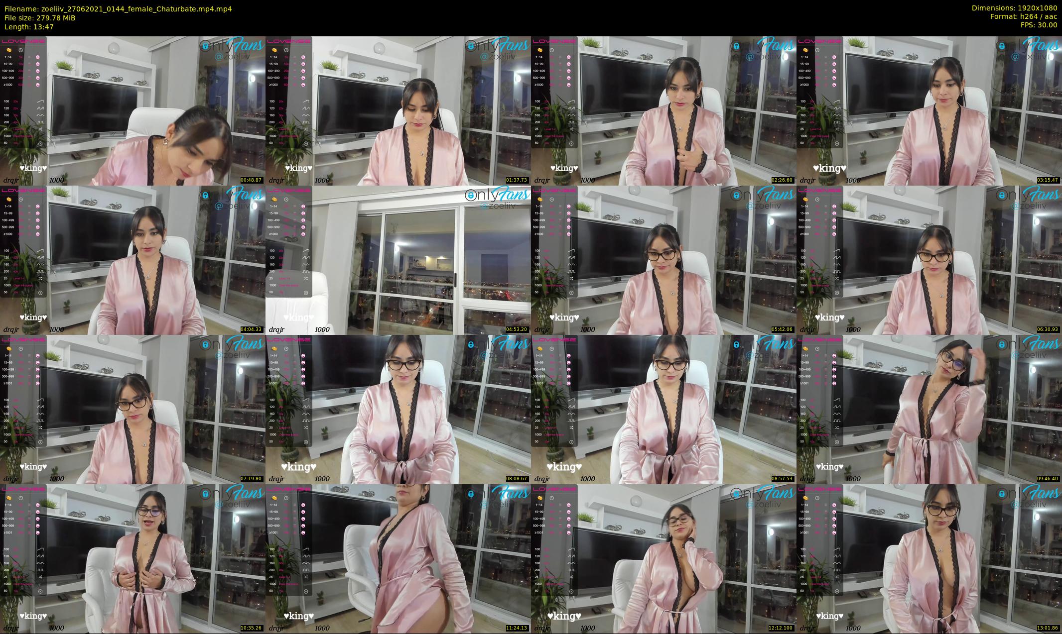 zoeliiv — 14 minute Chaturbate female cam show recording, 1080p, Jun 27, 2021