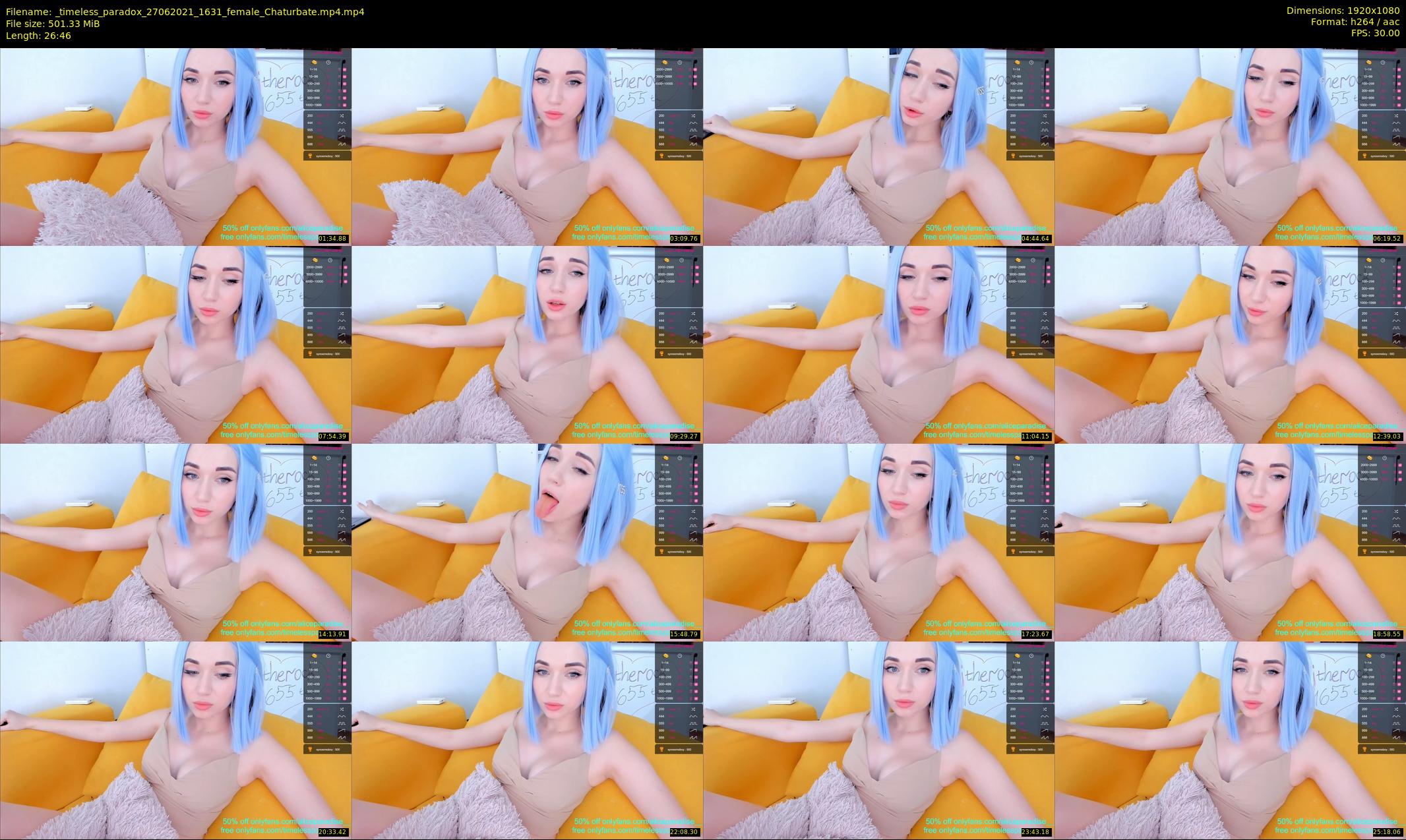 _timeless_paradox — 27 minute Chaturbate female cam show recording, 1080p, Jun 27, 2021
