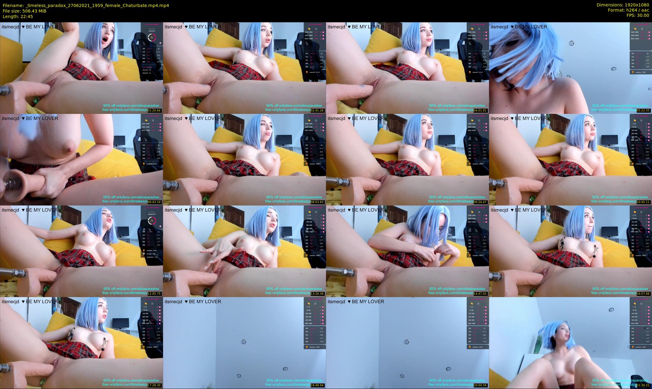 _timeless_paradox — 23 minute Chaturbate female cam show recording, 1080p, Jun 27, 2021