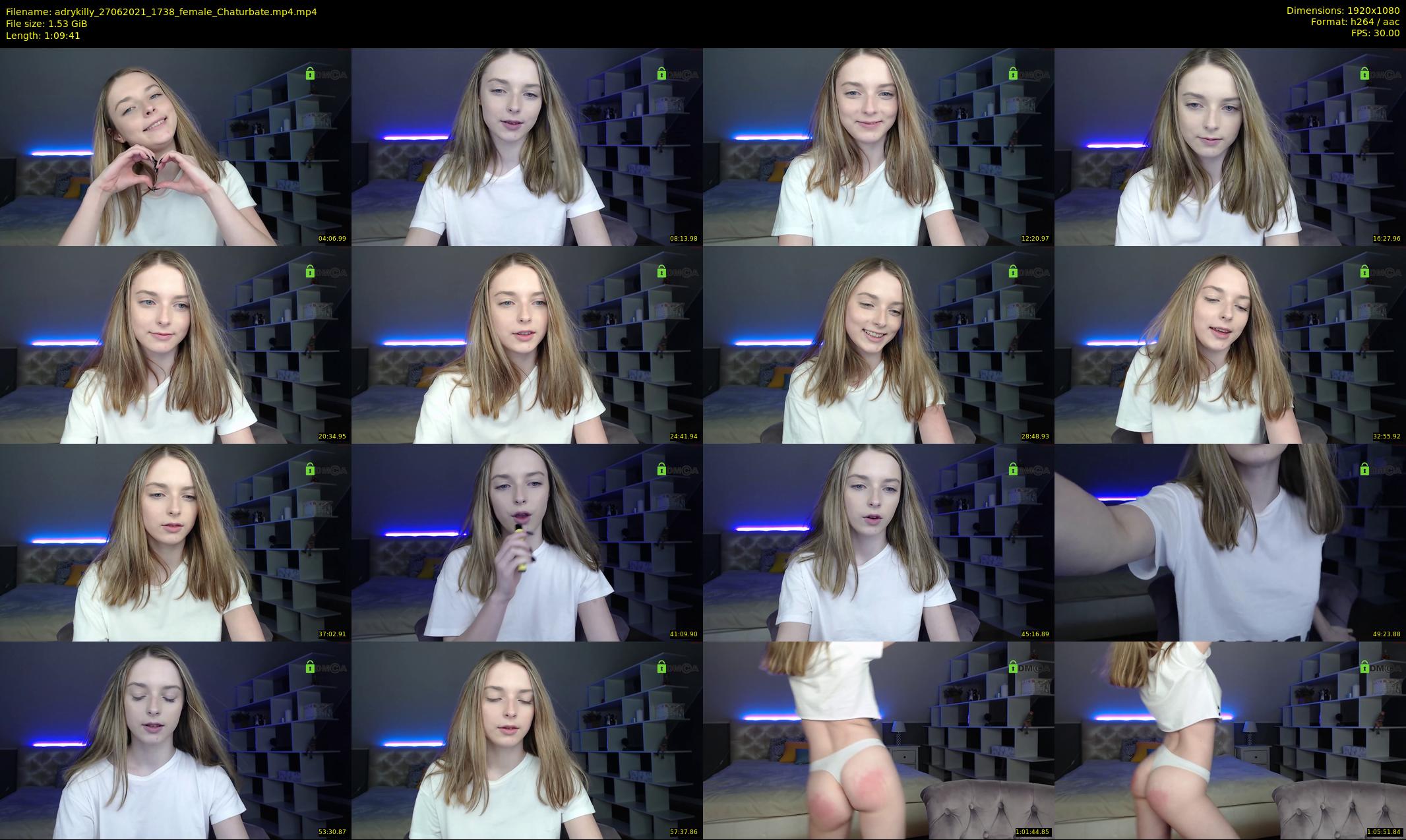 adrykilly — 70 minute Chaturbate female cam show recording, 1080p, Jun 27, 2021