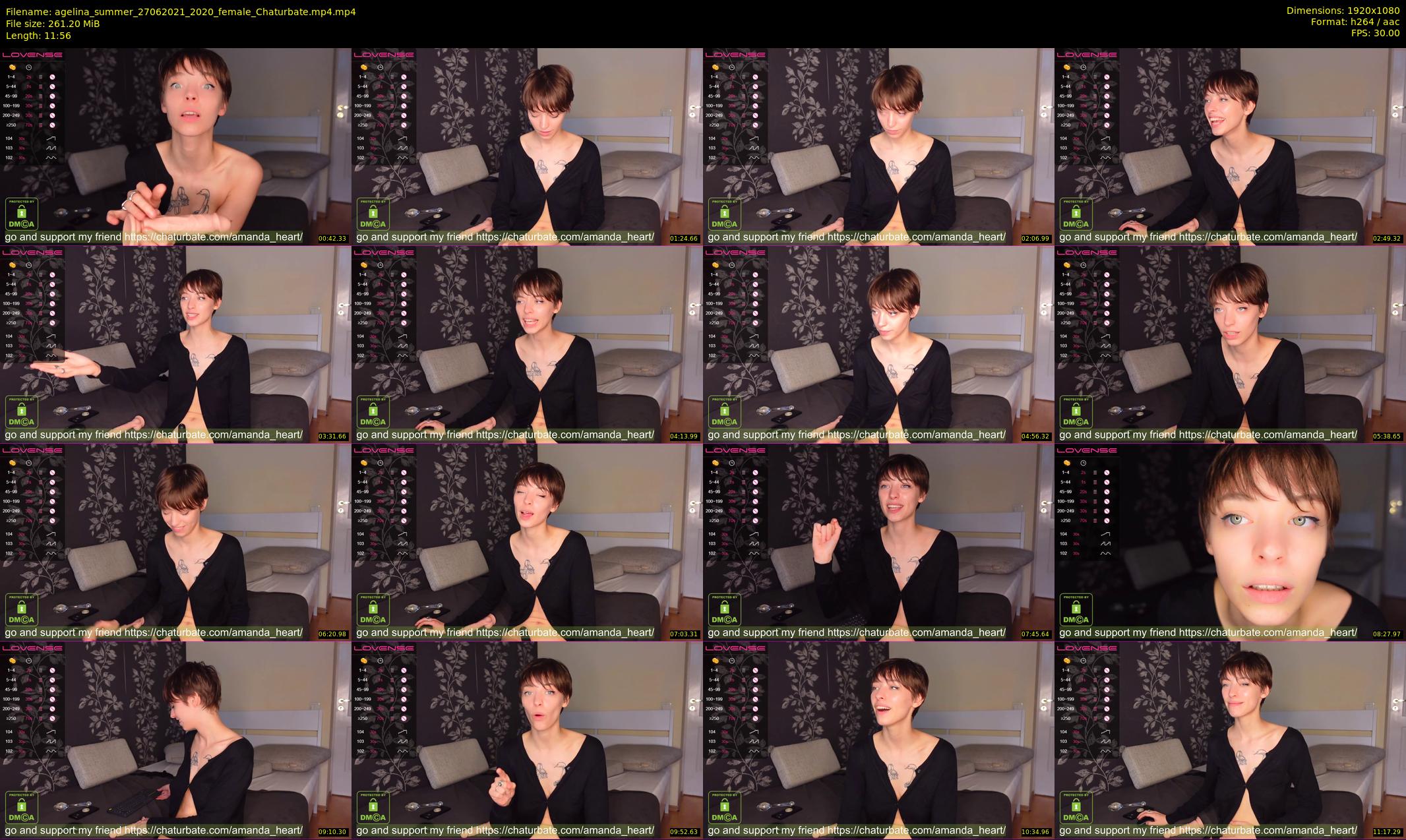 agelina_summer — 12 minute Chaturbate female cam show recording, 1080p, Jun 27, 2021