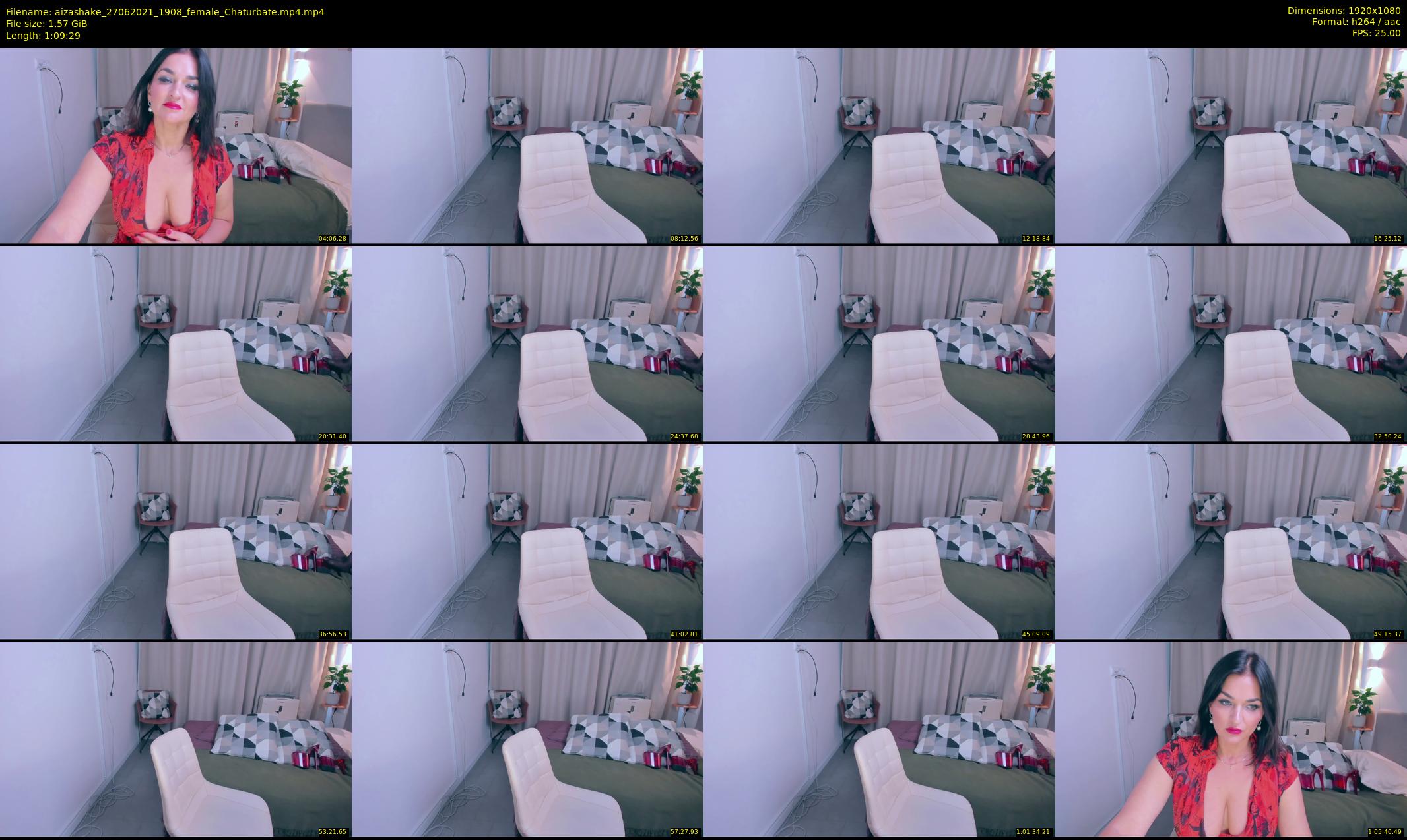 aizashake — 70 minute Chaturbate female cam show recording, 1080p, Jun 27, 2021