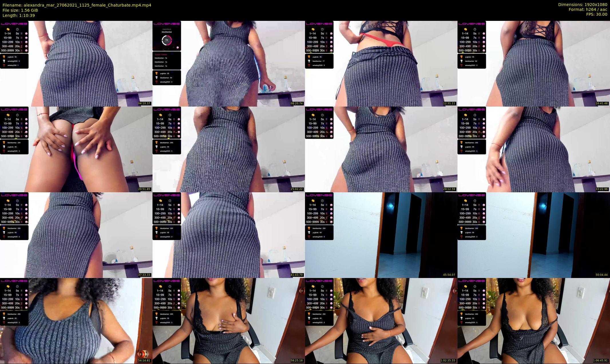 alexandra_mar — 71 minute Chaturbate female cam show recording, 1080p, Jun 27, 2021