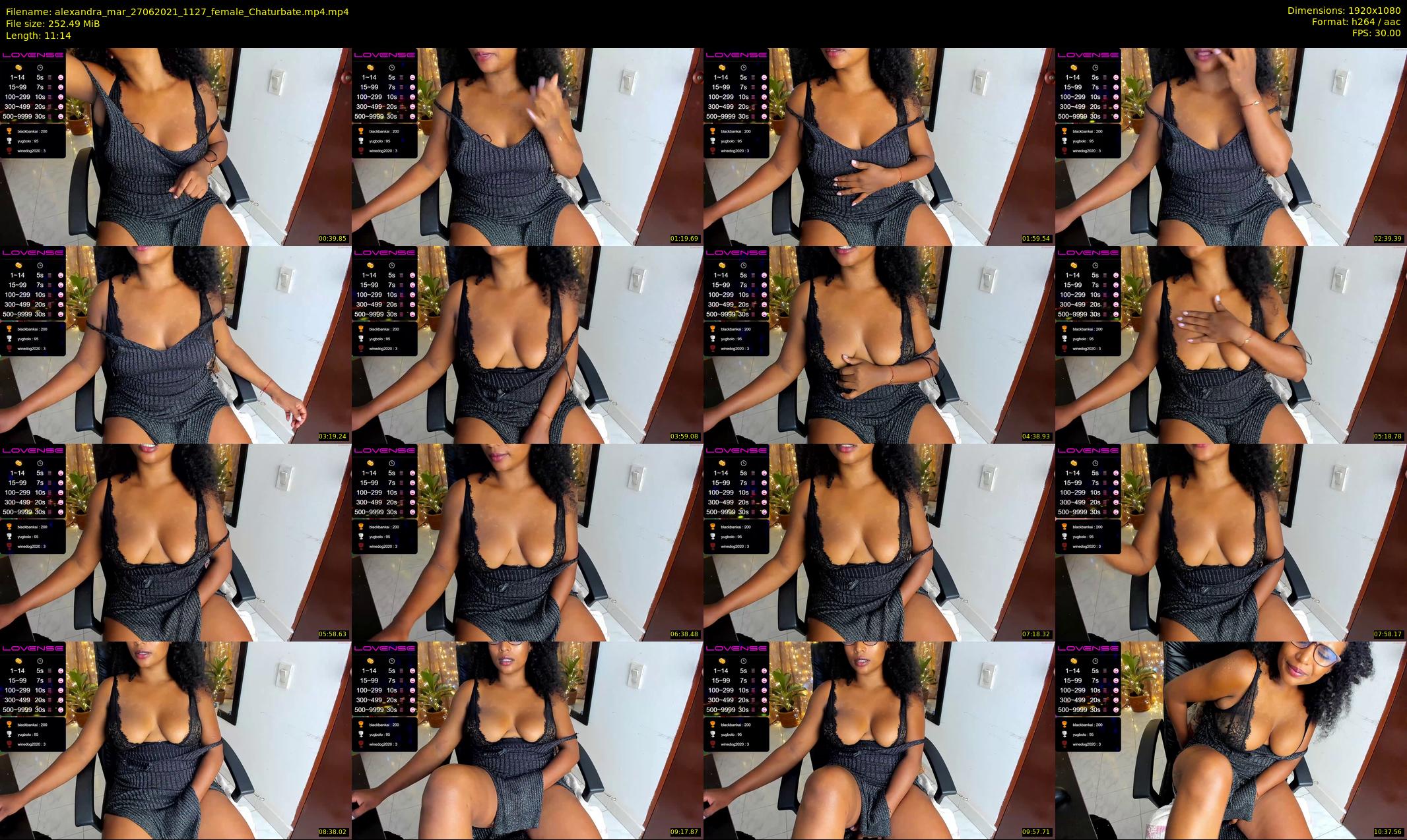 alexandra_mar — 12 minute Chaturbate female cam show recording, 1080p, Jun 27, 2021