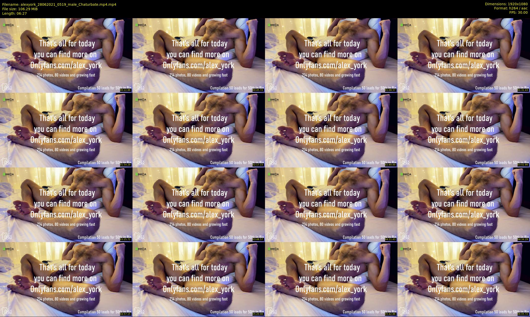 alexyork — 7 minute Chaturbate male cam show recording, 1080p, Jun 28, 2021