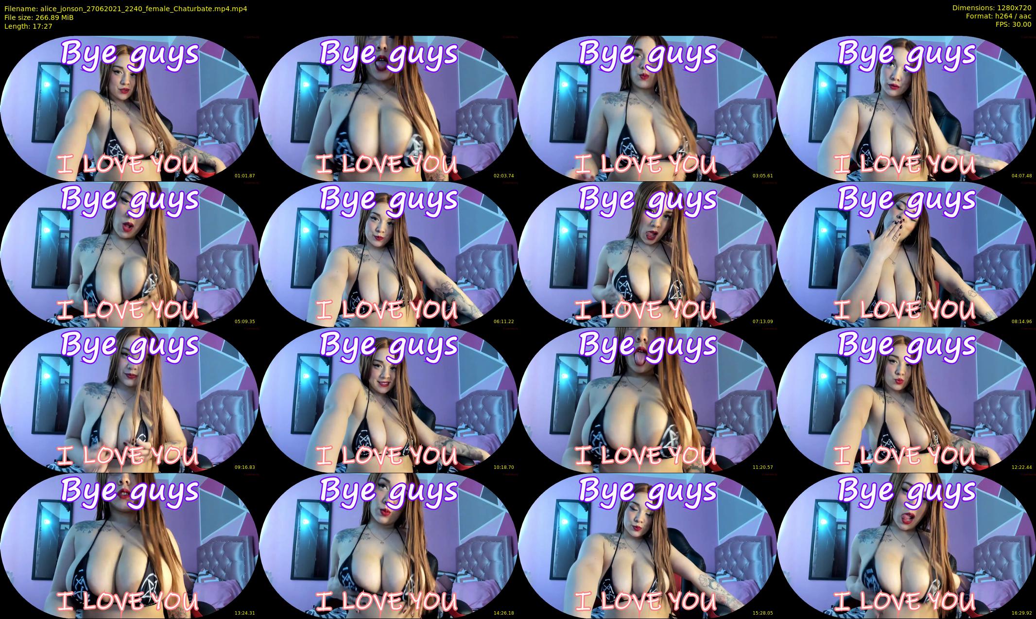 alice_jonson — 18 minute Chaturbate female cam show recording, 720p, Jun 27, 2021