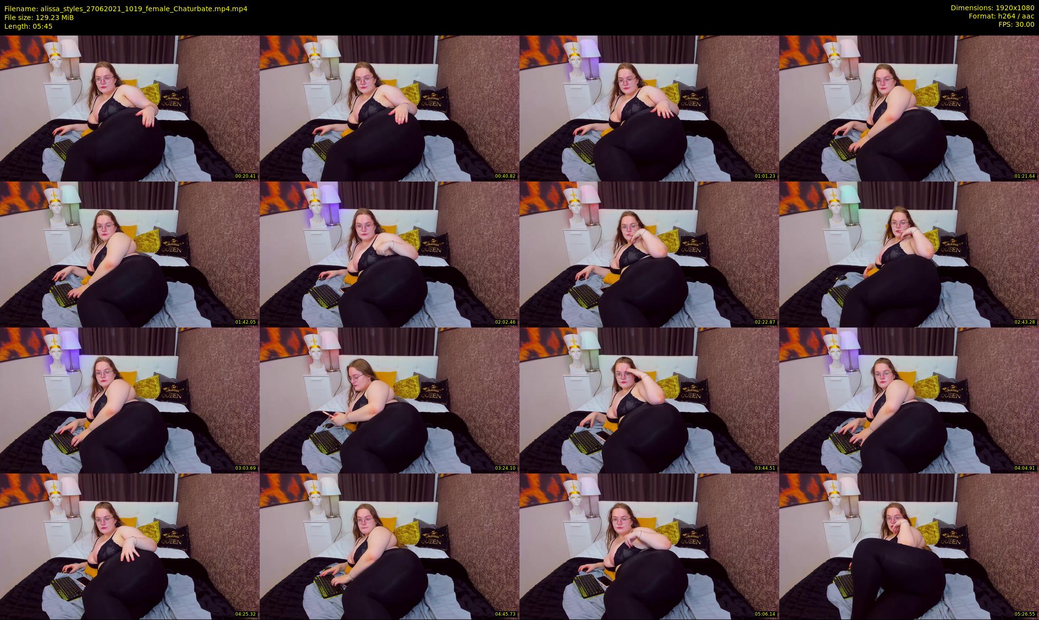alissa_styles — 6 minute Chaturbate female cam show recording, 1080p, Jun 27, 2021