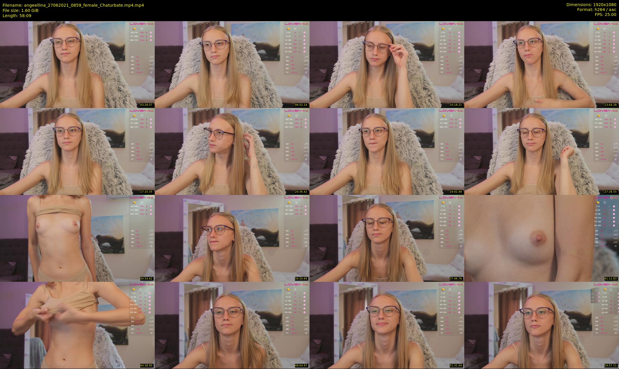 angeellina — 59 minute Chaturbate female cam show recording, 1080p, Jun 27, 2021