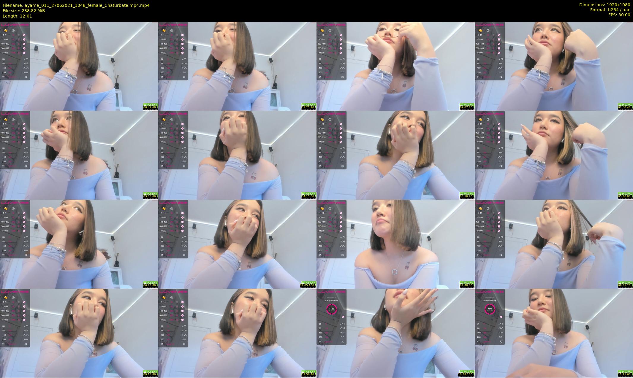 ayame_011 — 13 minute Chaturbate female cam show recording, 1080p, Jun 27, 2021