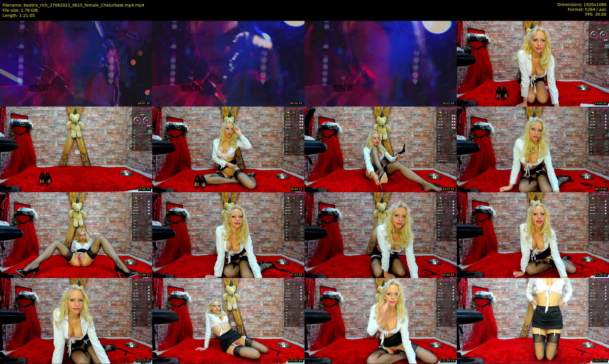beatrix_rich — 82 minute Chaturbate female cam show recording, 1080p, Jun 27, 2021