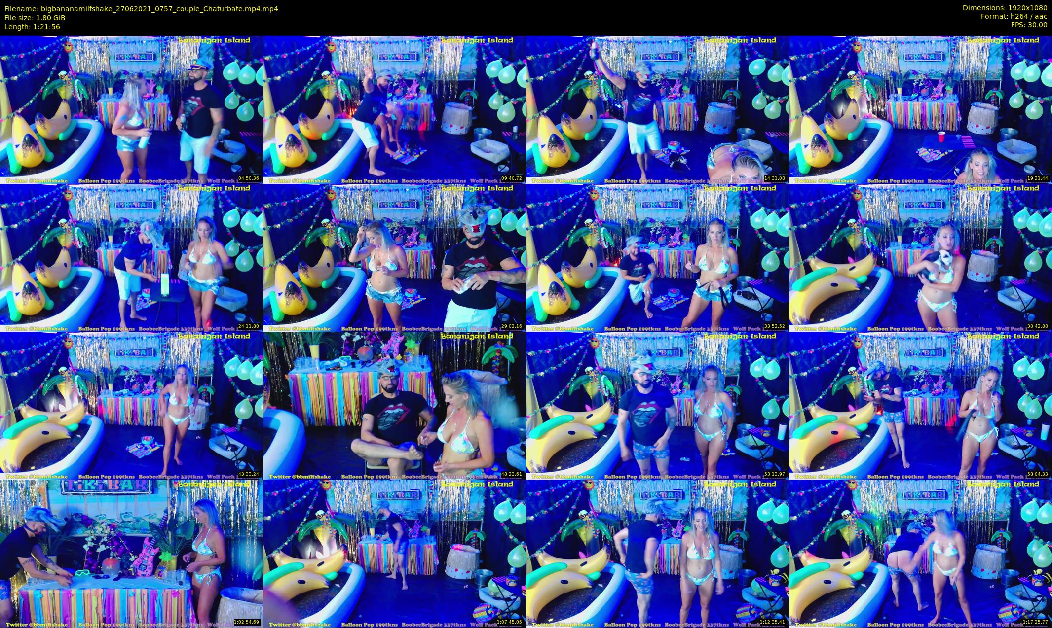 bigbananamilfshake — 82 minute Chaturbate couple cam show recording, 1080p, Jun 27, 2021