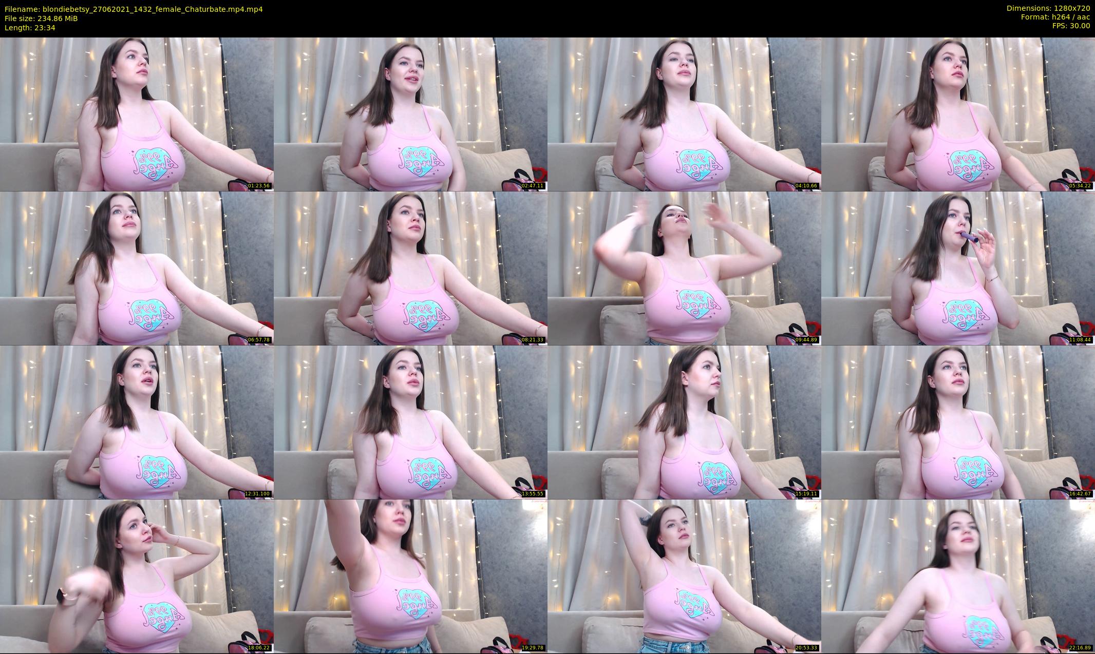 blondiebetsy — 24 minute Chaturbate female cam show recording, 720p, Jun 27, 2021