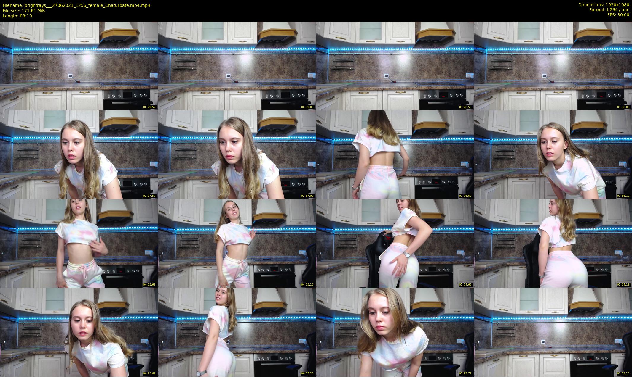 brightrays__ — 9 minute Chaturbate female cam show recording, 1080p, Jun 27, 2021